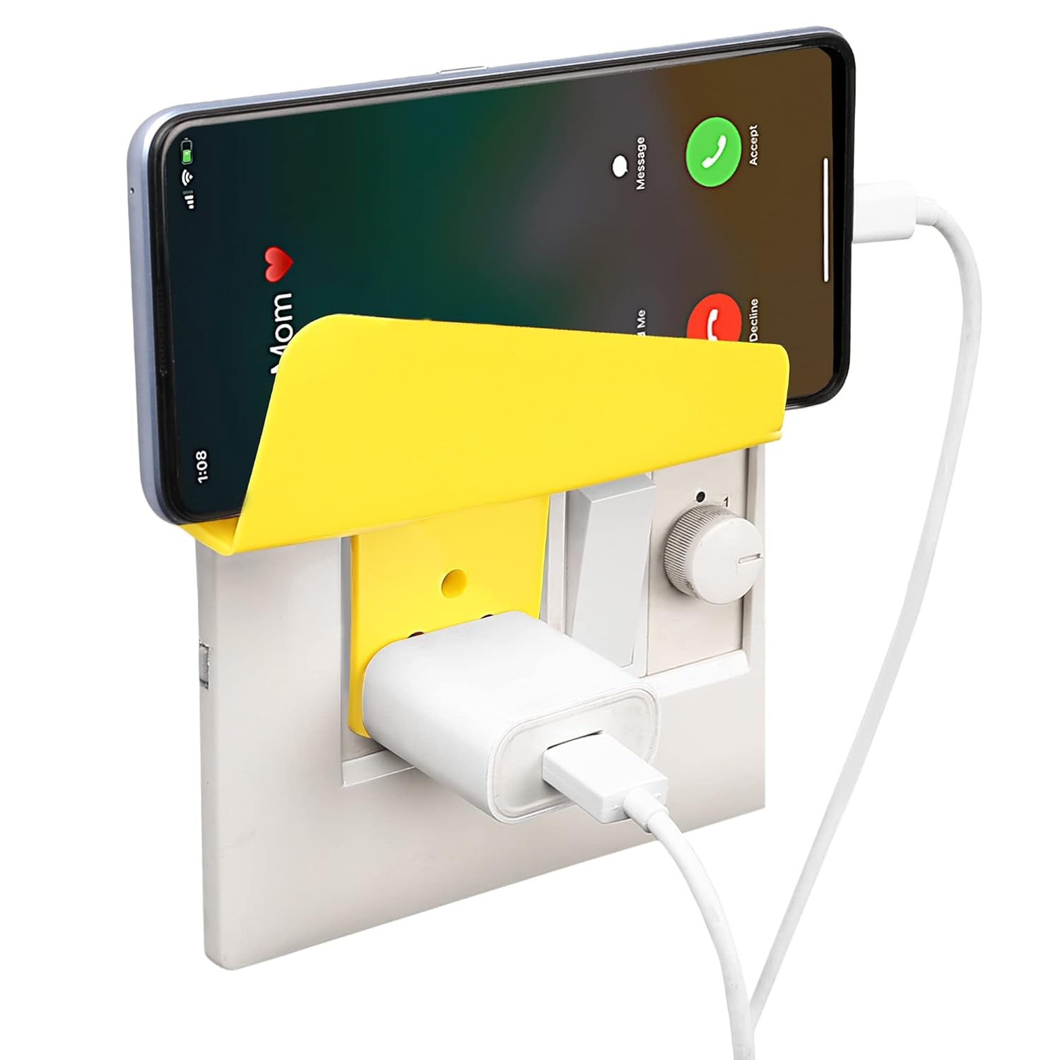 Customized / Personalized Plastic Secure Mobile Phone Charging Stand Holder (1 Pc / Mix Color)