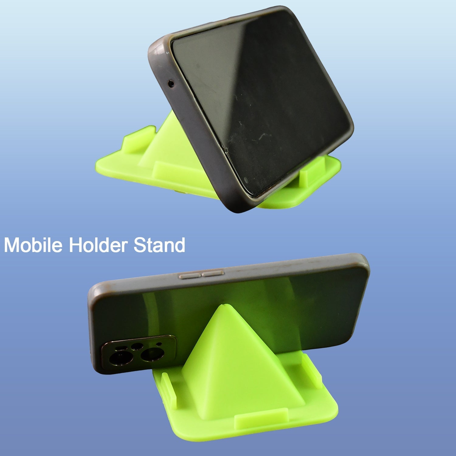 Customized / Personalized Virgin Mobile Accessories Universal Portable Four-Sided Pyramid Shape Desktop/ Table Mobile Holder Stand for car dashboard recording on desk vent office holder