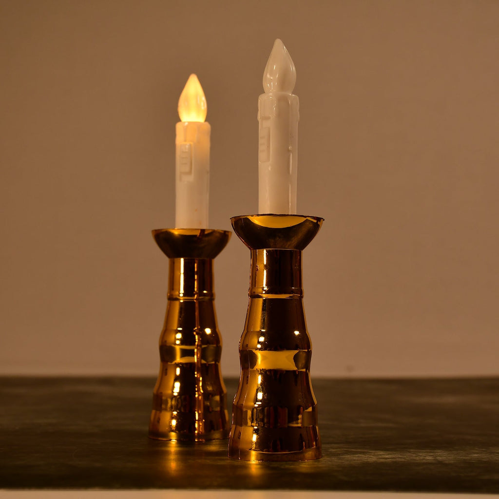 2pcs LED Candle Light Candles Flameless Lamp Indoor Window Decoration Wedding Party Decor Light, Diwali