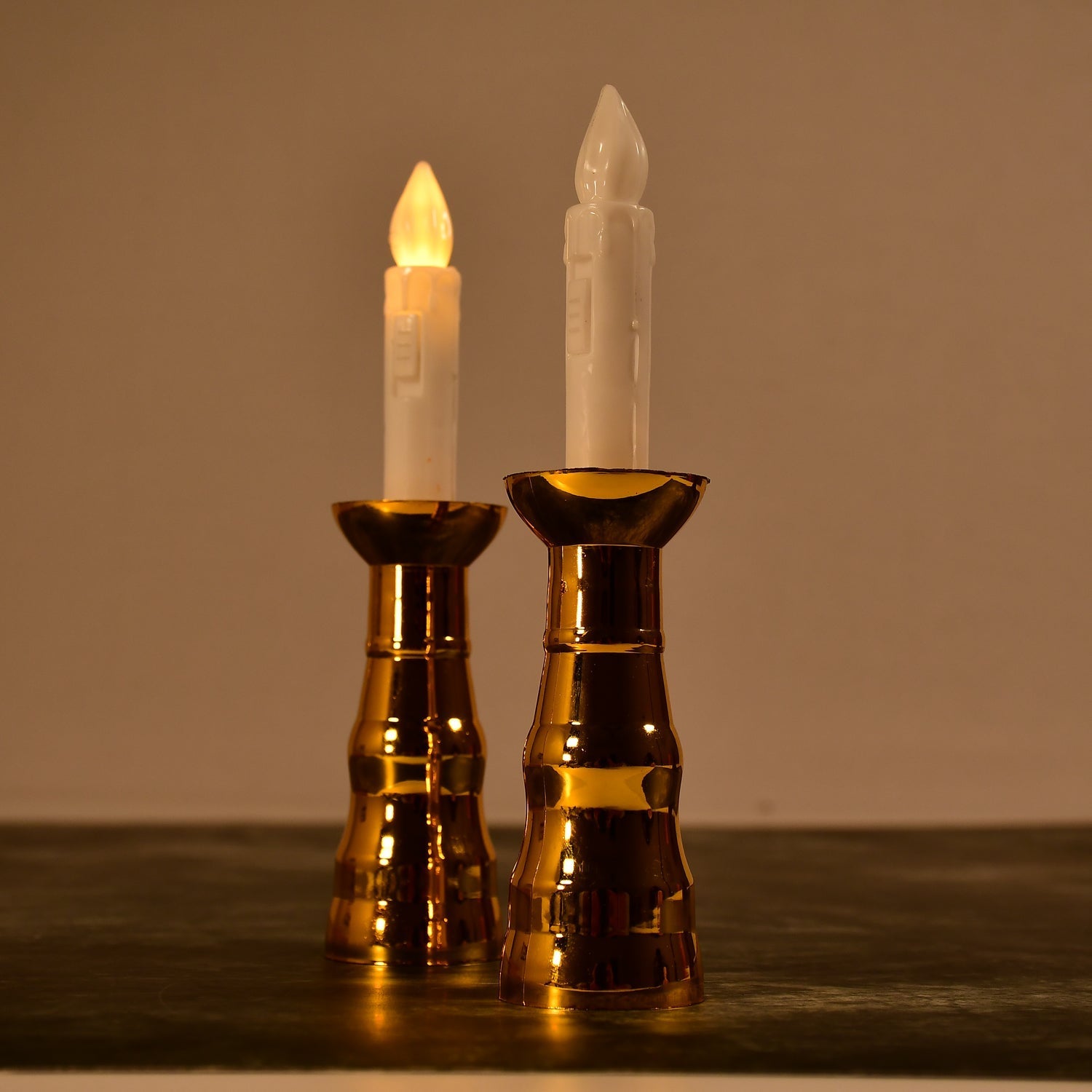 2pcs LED Candle Light Candles Flameless Lamp Indoor Window Decoration Wedding Party Decor Light, Diwali