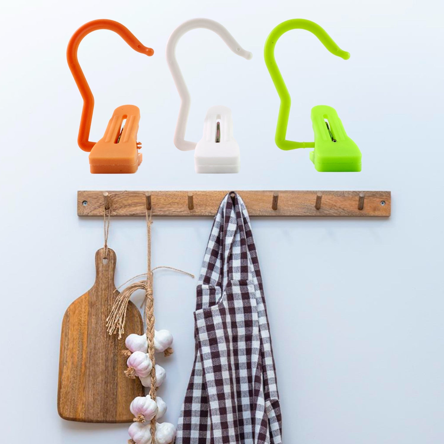 Multipurpose Hanging Hook Clip (1 Pc, Mix Color)