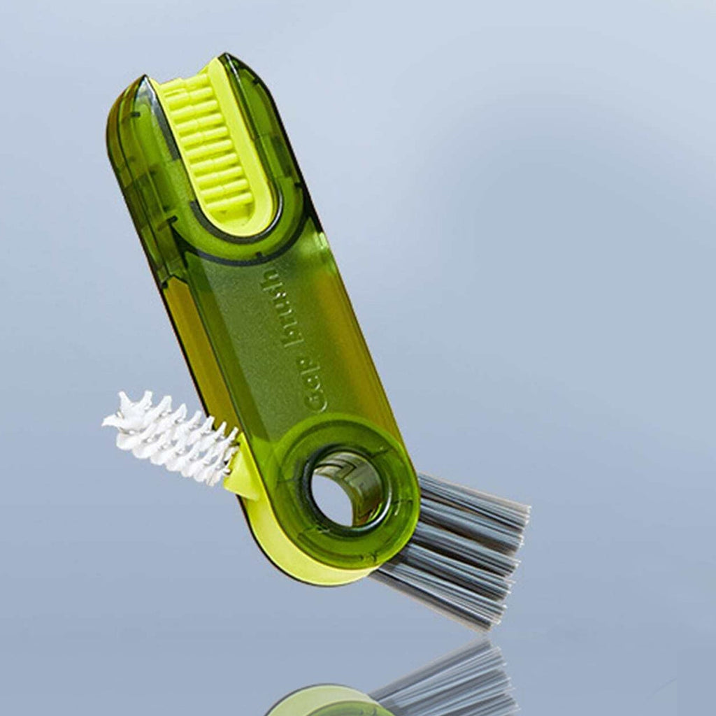 3-in-1 Multifunctional Bottle & Cup Cleaning Brush – Lid & Cover Scrubber for Kitchen (1 Pc)