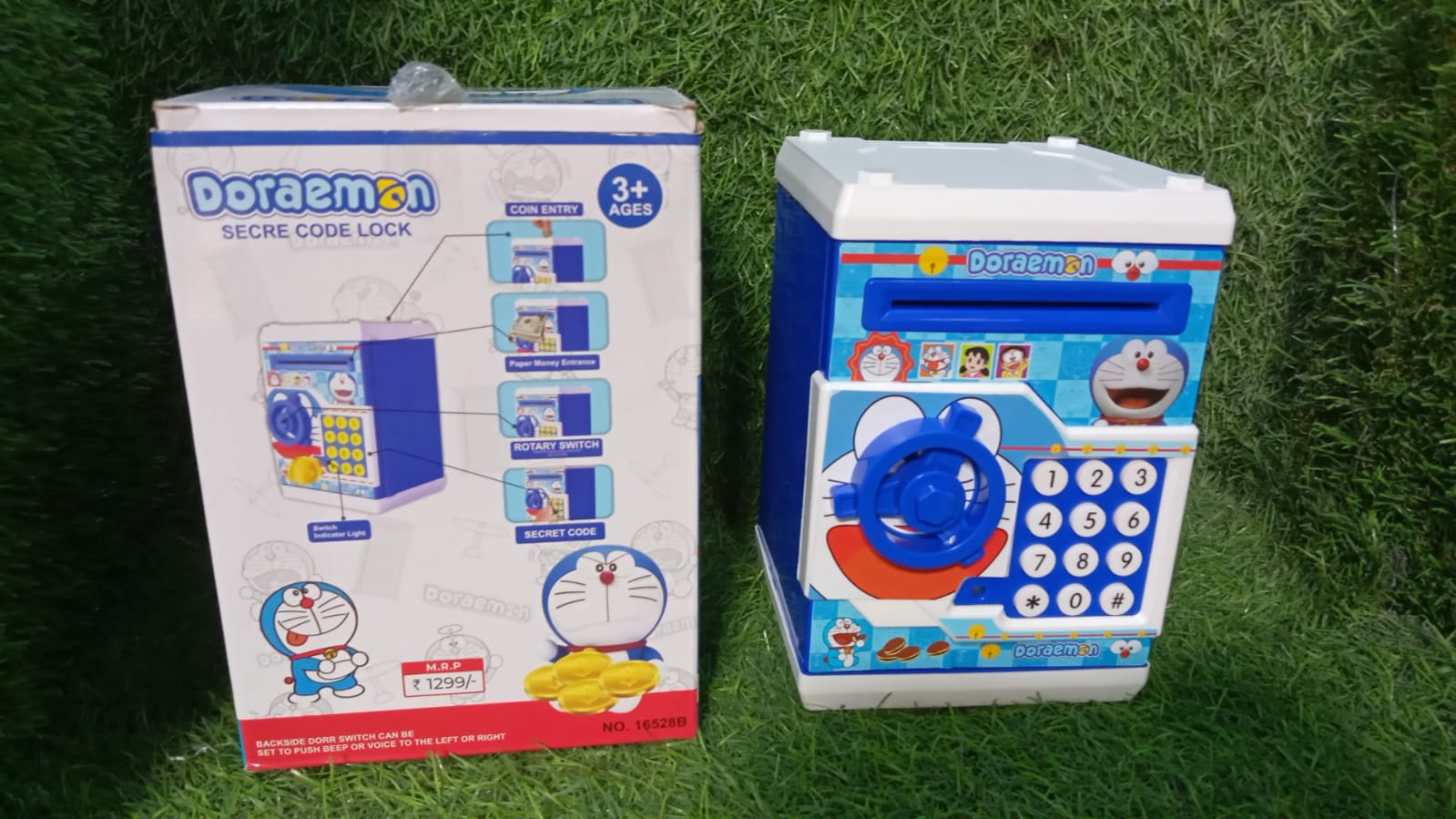 Electronic Piggy Bank ATM with Password for Kids Savings