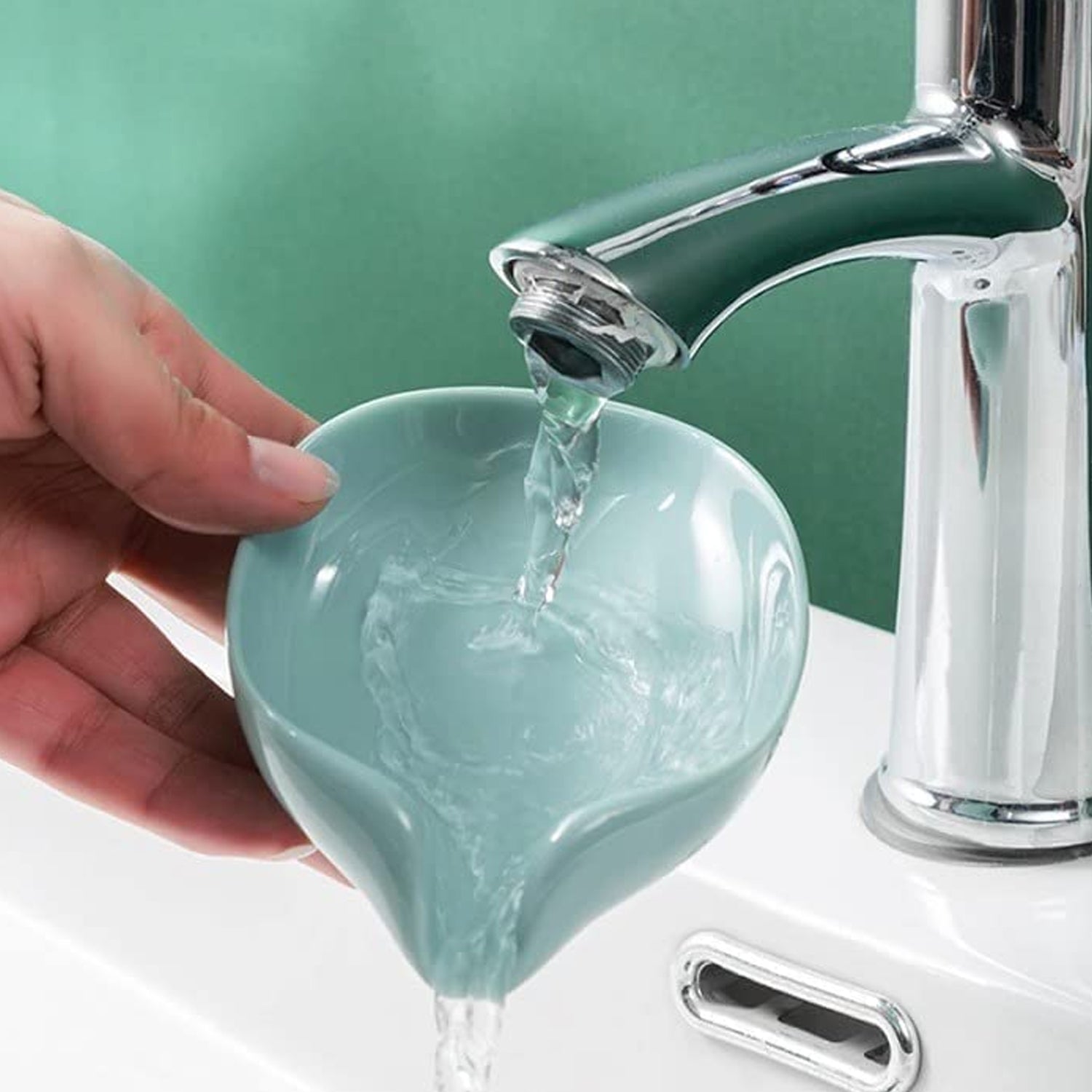 Soap Holder Stand Self Draining Soap Dish Holder Soap Box ,Sabudani (1 Pc)
