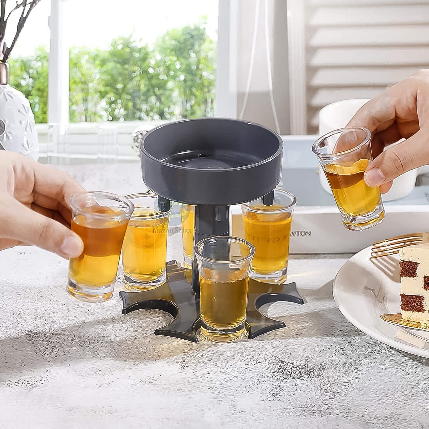 6-Port Drink Dispenser Stand (1 Pc)