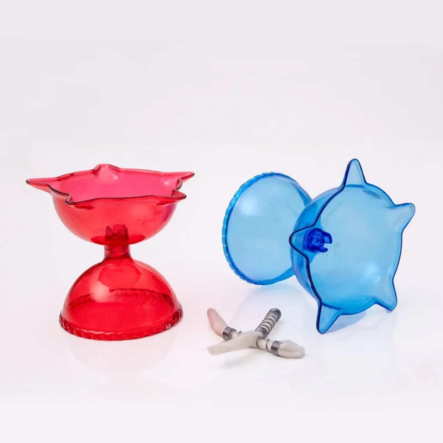 Colourful Reflection Diya Combo Plastic Candle Cup with Multi Shape, Diwali (4 Pcs Set)