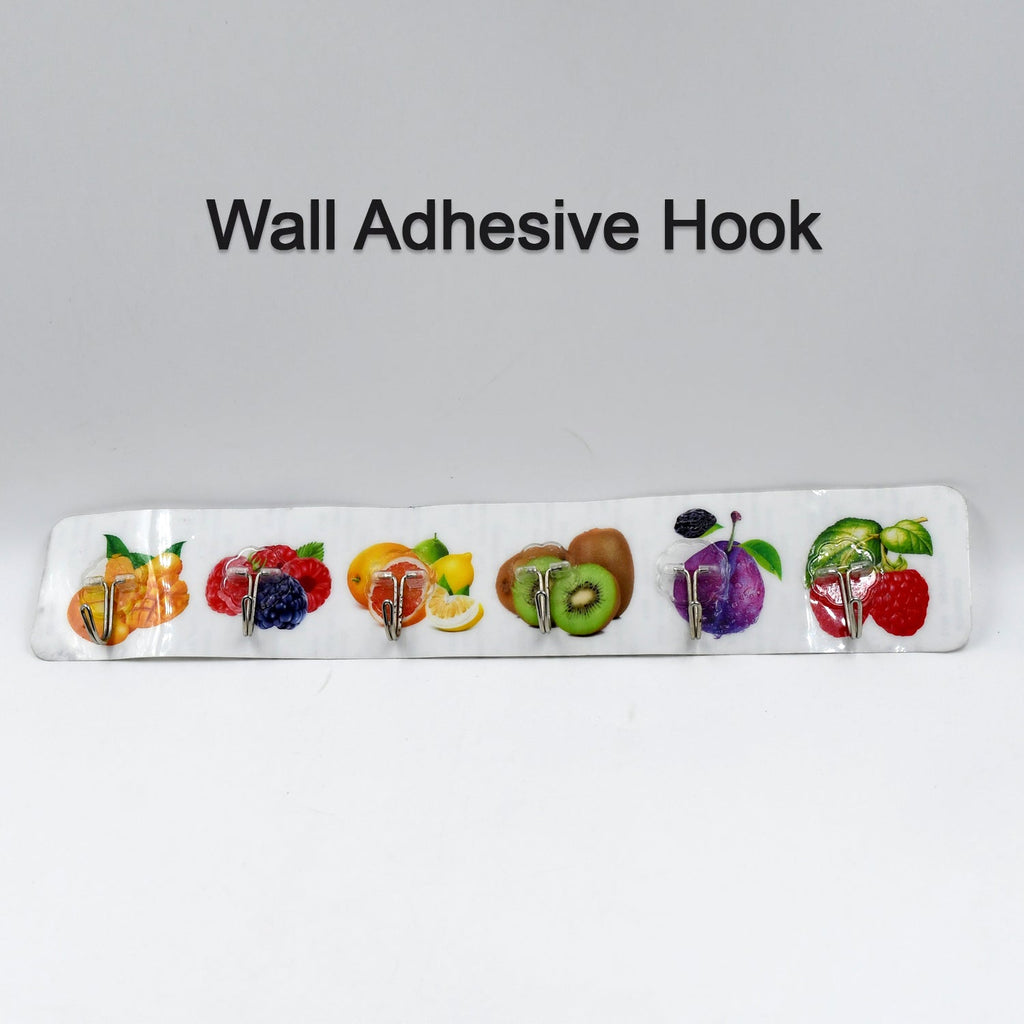 Transparent Adhesive Wall Hook – Premium, Strong & Multiuse ( 6pc )