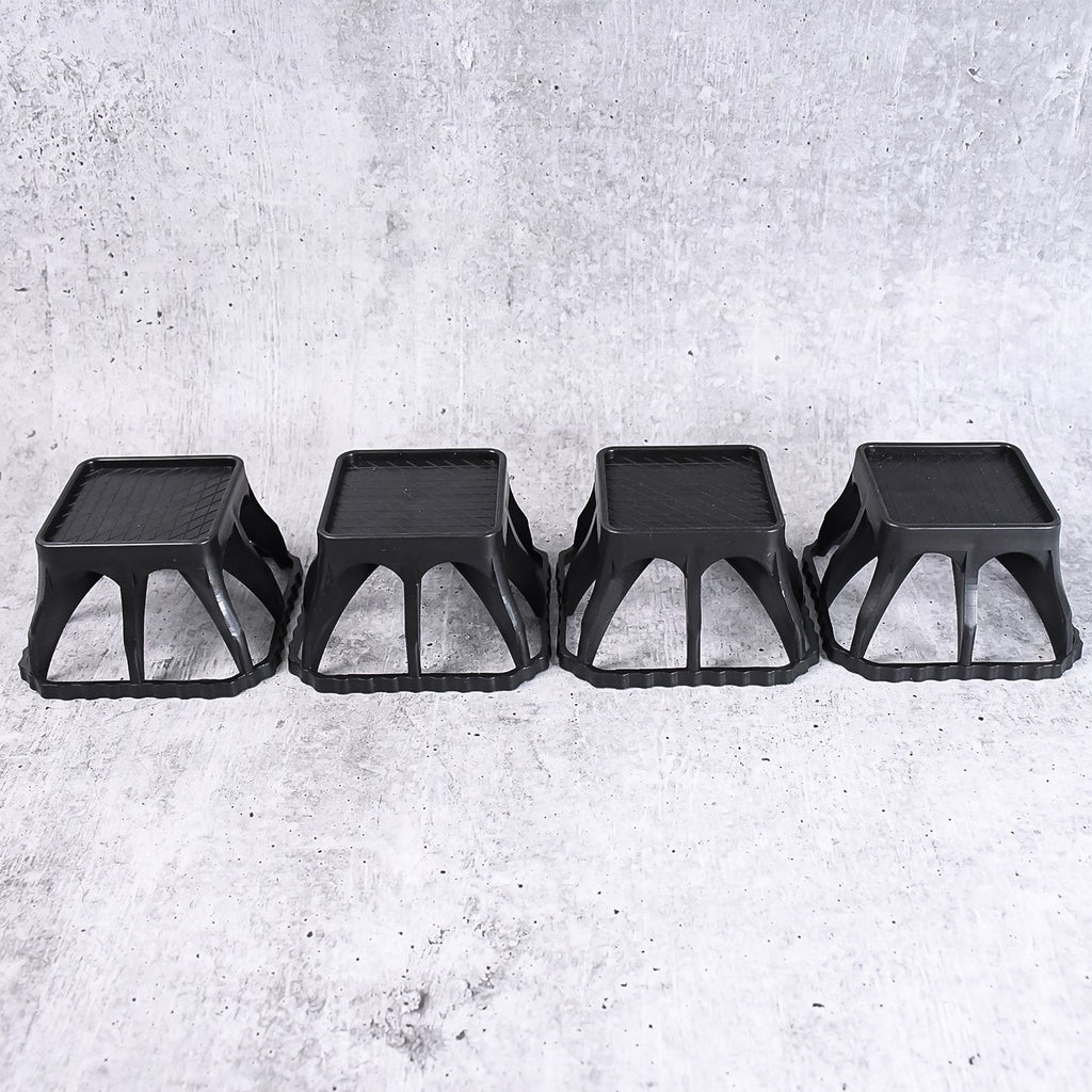 Multi-Purpose Plastic Washing Machine Stand (4 Pcs Set)