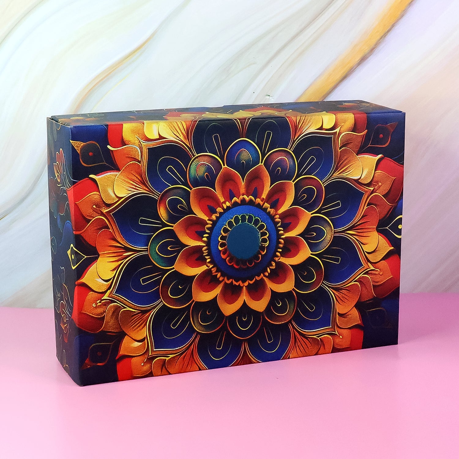 Effete Rose Almonds Gift Hamper, Golden Rose With Bottle (3 Pc Set)