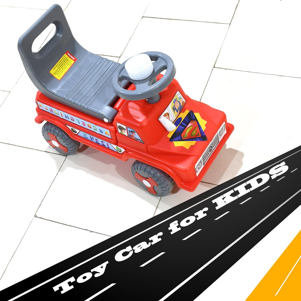 Kids Baby Ride-On Push Car with Musical Horn & Backrest – Perfect Toy for Toddlers