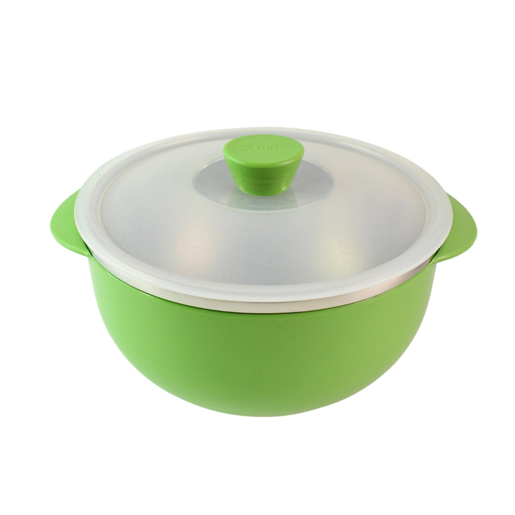 Apex 2200ml Microwave-Safe Plastic Serving Bowl with Lid (1 Pc)