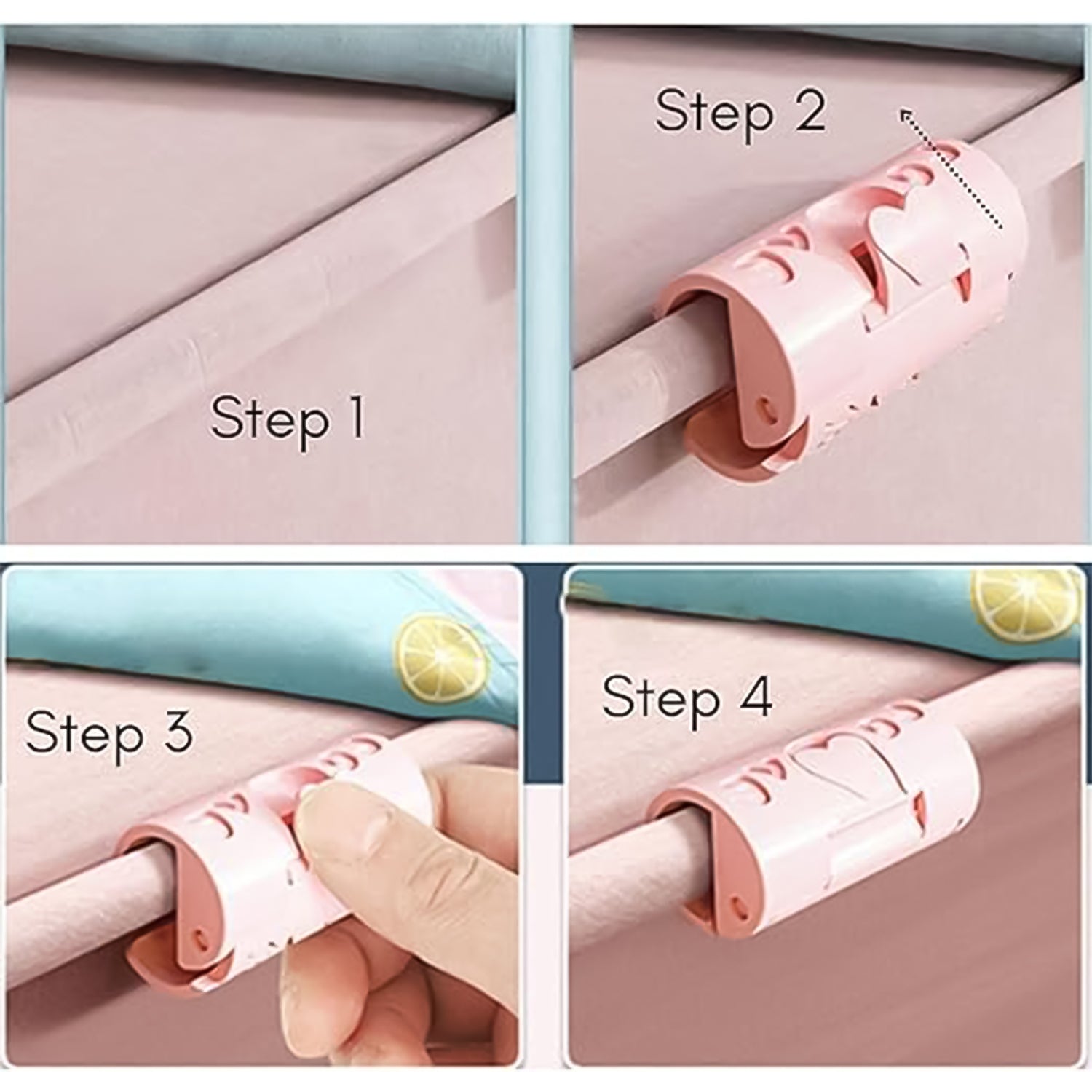 Bed Sheet Clips, Elastic Fitted Quilt Bed Sheet Holder (1 Pc)