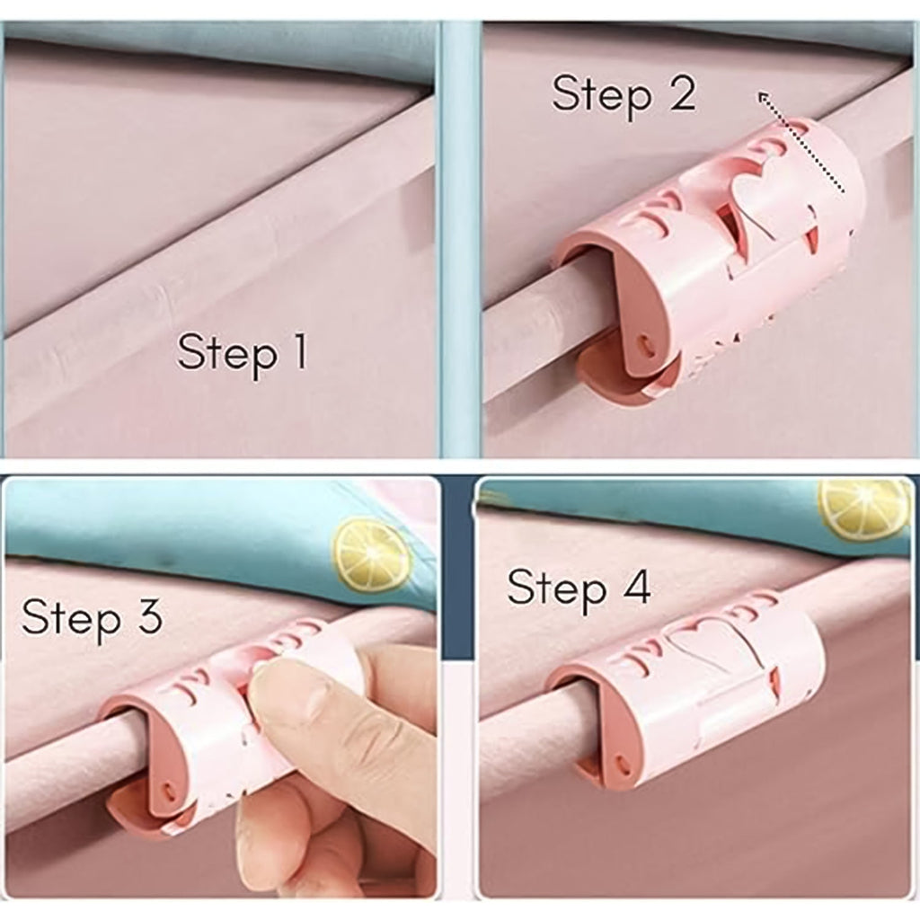 Bed Sheet Clips, Elastic Fitted Quilt Bed Sheet Holder (1 Pc)