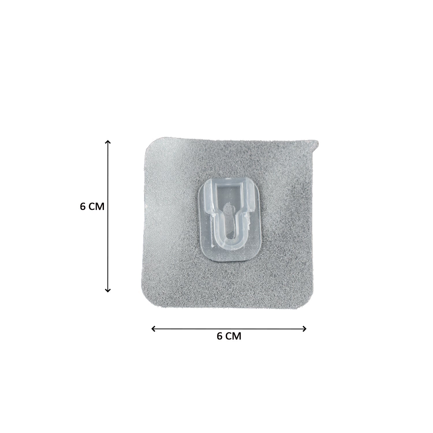 Transparent Adhesive Male Hook Used For Hanging Various Types Of Items (1Pc)