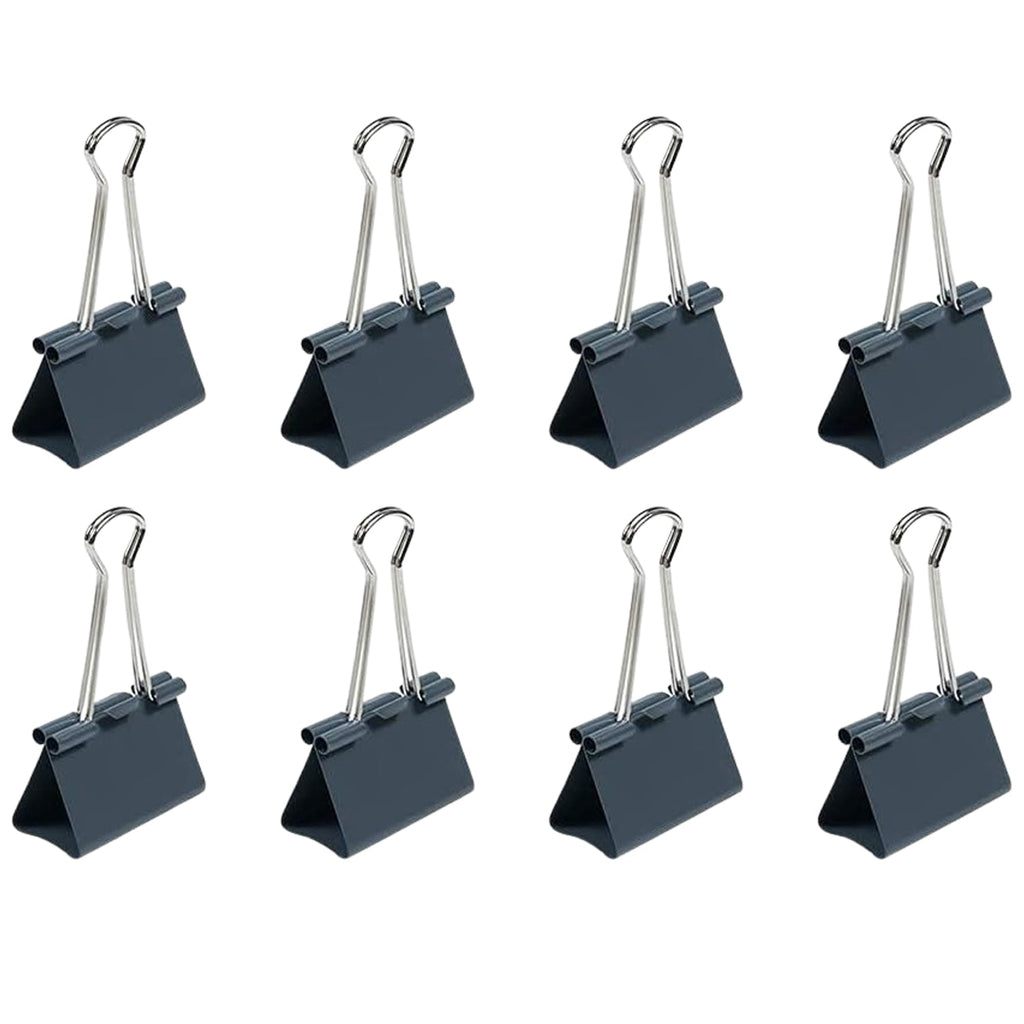 Paper Holding Binder Clips Paper Clips (8 Pcs Set / Mix Color)