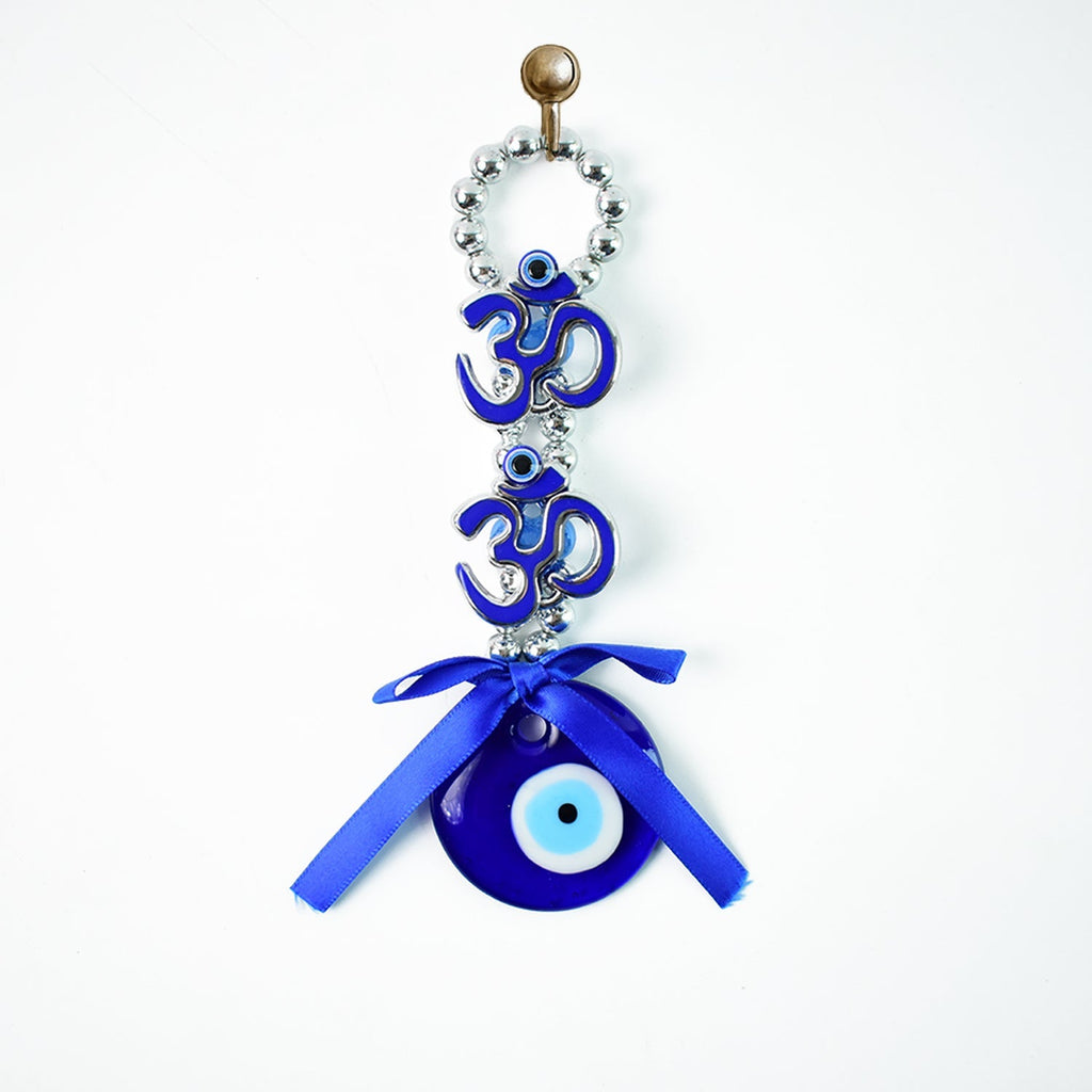 Decorative Double OM Symbol Evil Eye Hanging (1 Pc)