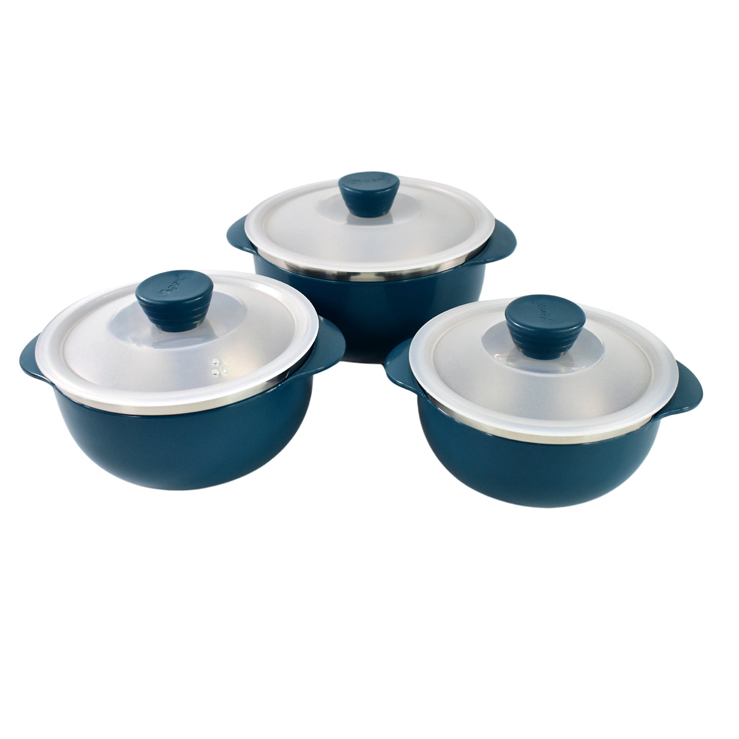 Apex Microwave-Safe Serving Bowl 3 Pcs Set (700ml, 1000ml, 1400ml)