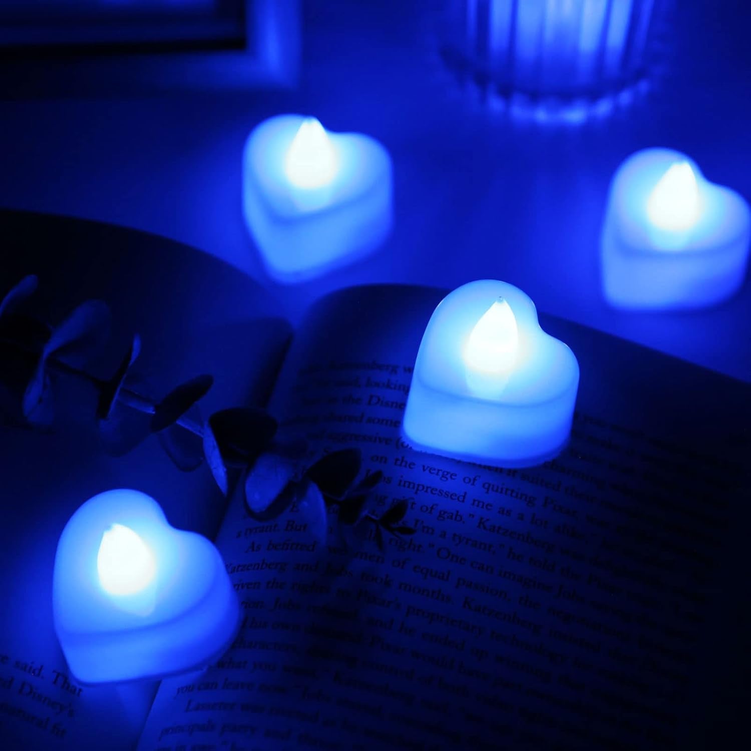 LED Tealights, Smokeless Plastic Decorative Candles, Diwali (Pack Of 1 / Multicolor)