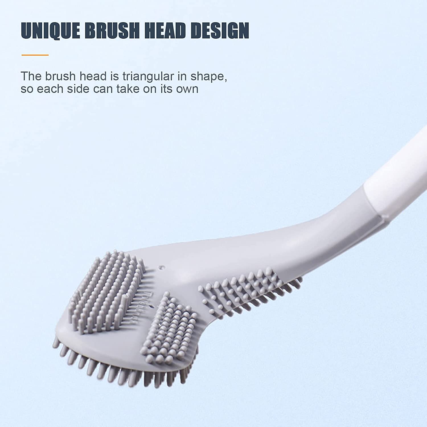Golf Toilet Cleaner Brush  & Magic Sticker Holder