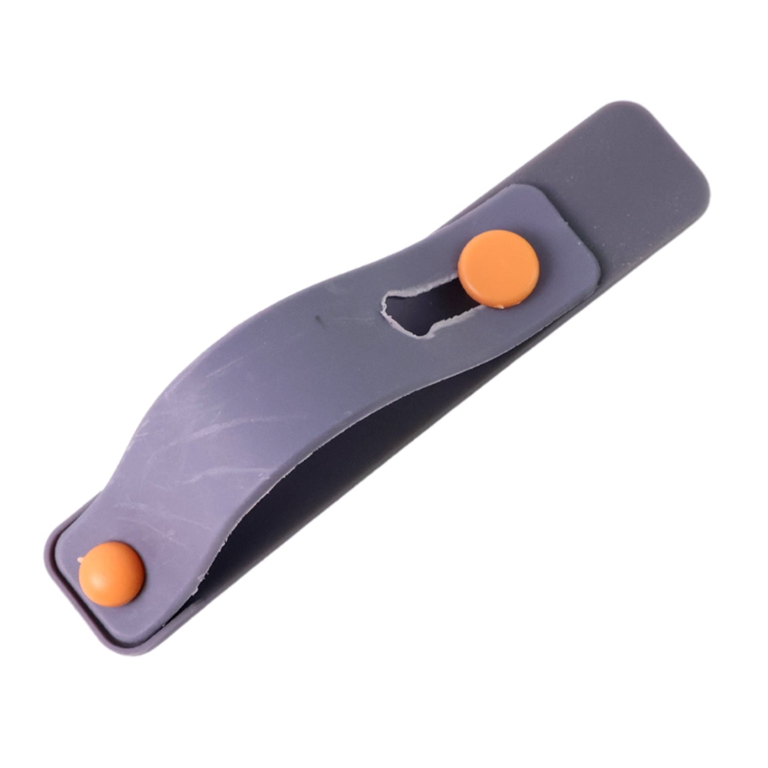 Dark Grey Phone Loop Finger Holder, Phone Grip Straps Silicone Phone Finger Strap (1 Pc)