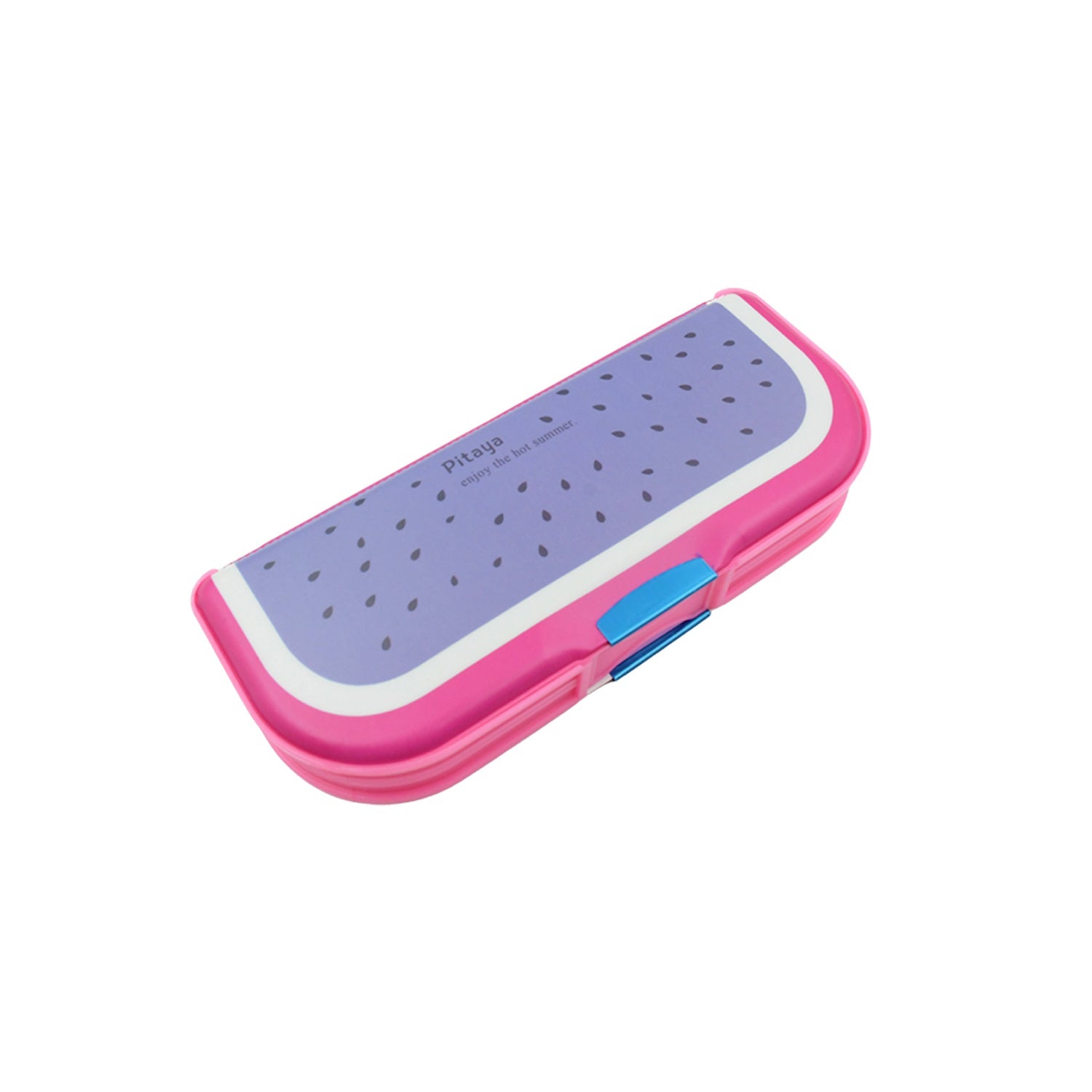 Multipurpose Cartoon Pencil Box – 2-Compartment Compass Box for Kids (Mix Color 1 Pc)