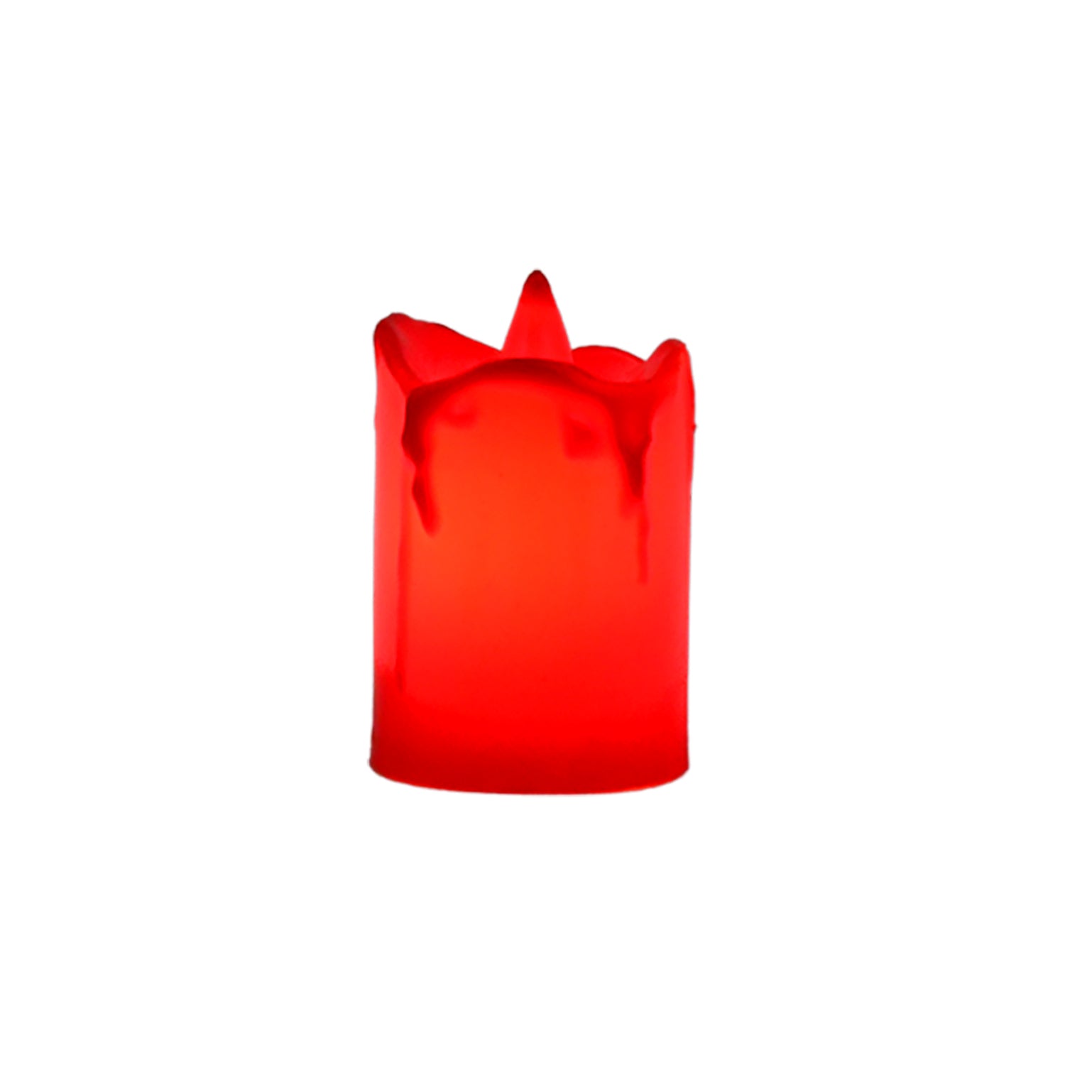 Flameless Melted Design Candles for Decoration, Diwali (1 pc)