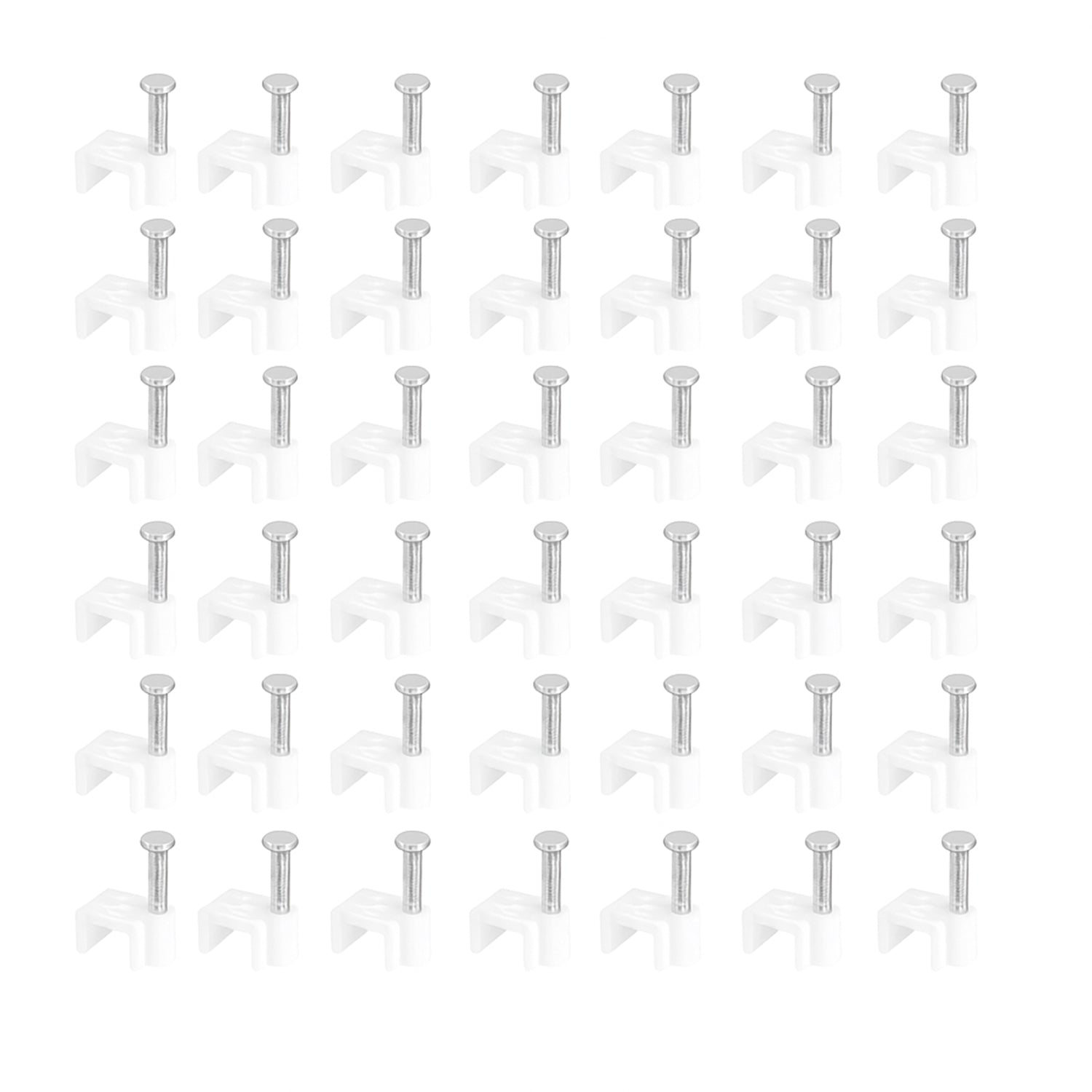 Nail Cable Clips for Wire Management (10mm & 50 Pc)