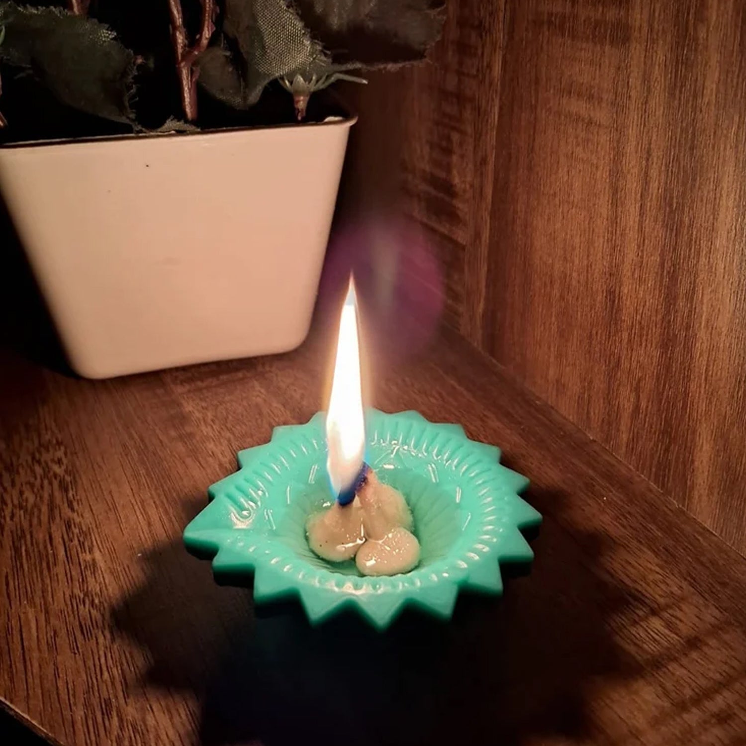 Silicone Diya for Diwali Attractive Design Colourful Diya Combo, Diwali (6 Pcs Set)