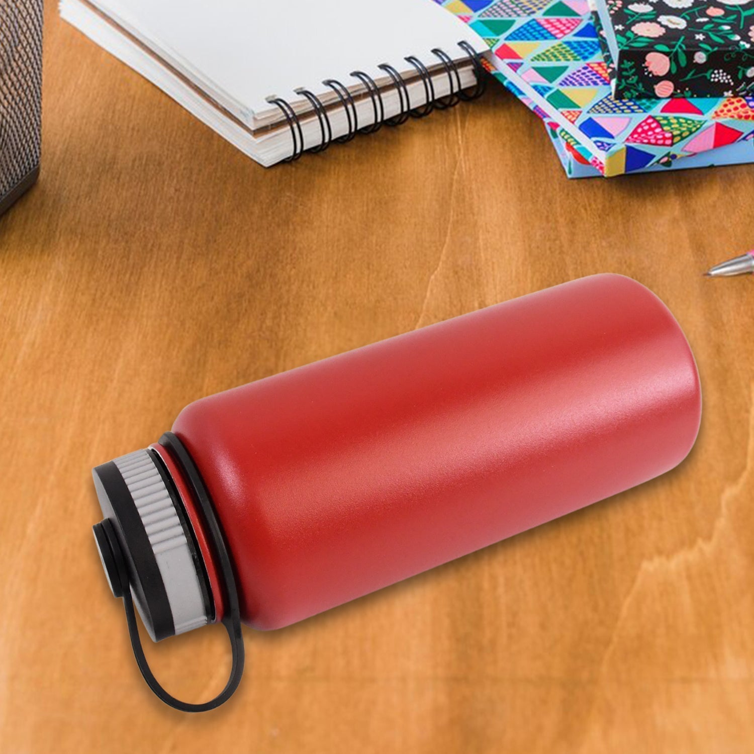 Customize Stainless Steel Double Wall Vacuum-Insulated Drink Water Bottle (1000 ML / Mix Color)
