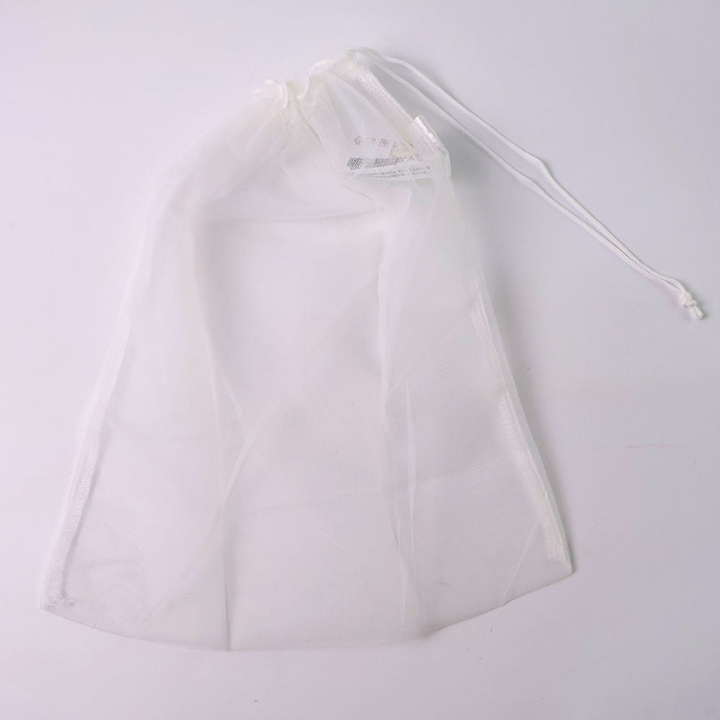 Reusable Transparent Drawstring Mesh Storage Bag (1 Pc)