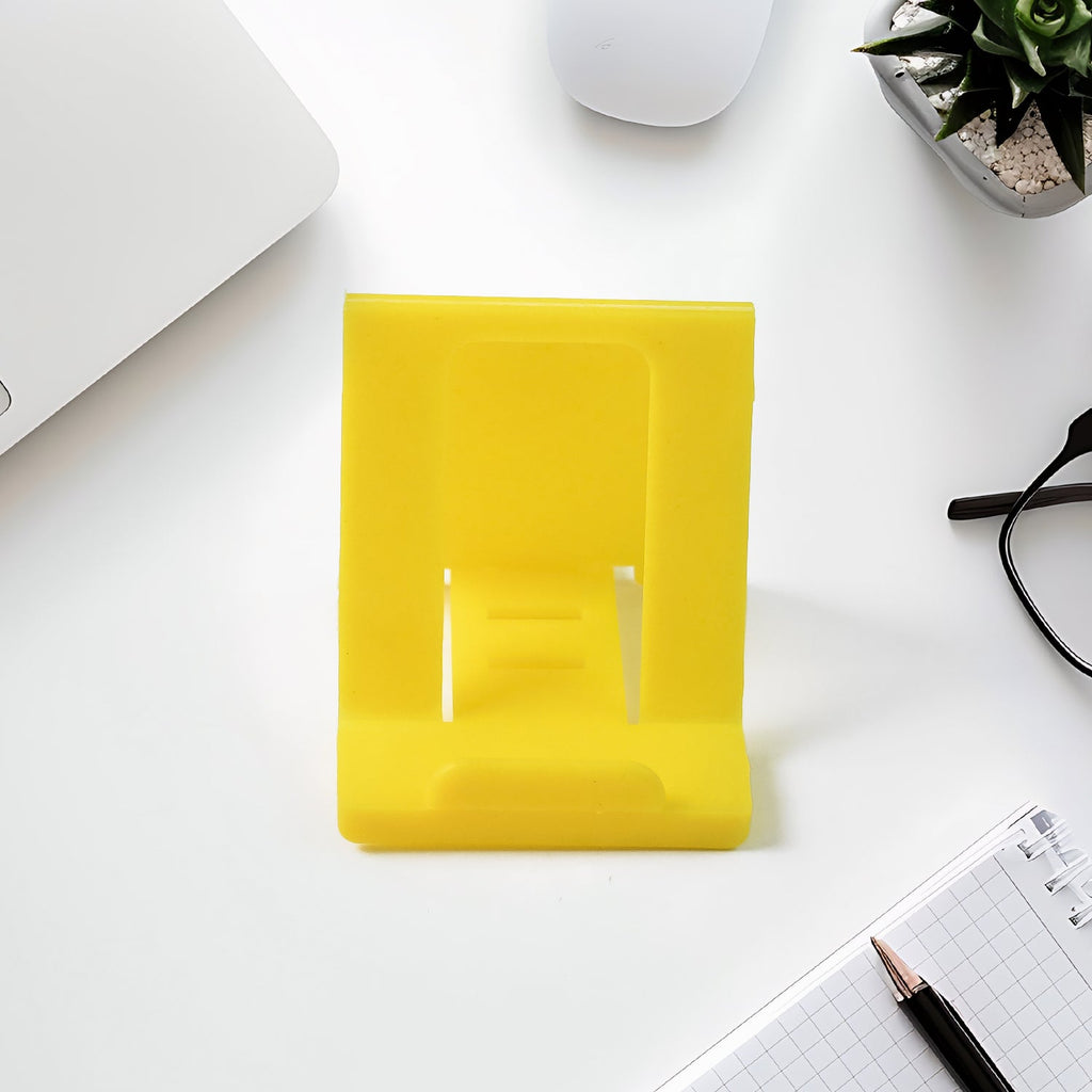 Customized / Personalized Adjustable Foldable Plastic Mobile Phone Stand (1 Pc / Mix Color)