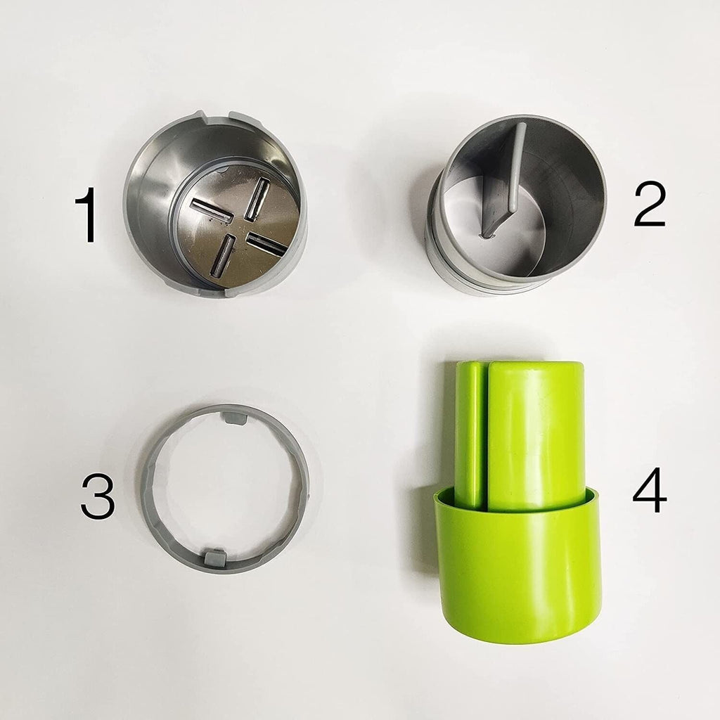 Plastic Dry Fruit and Paper Mill Grinder Slicer - 3-in-1 Blade for Chocolate and Butter, Standard, Multicolor