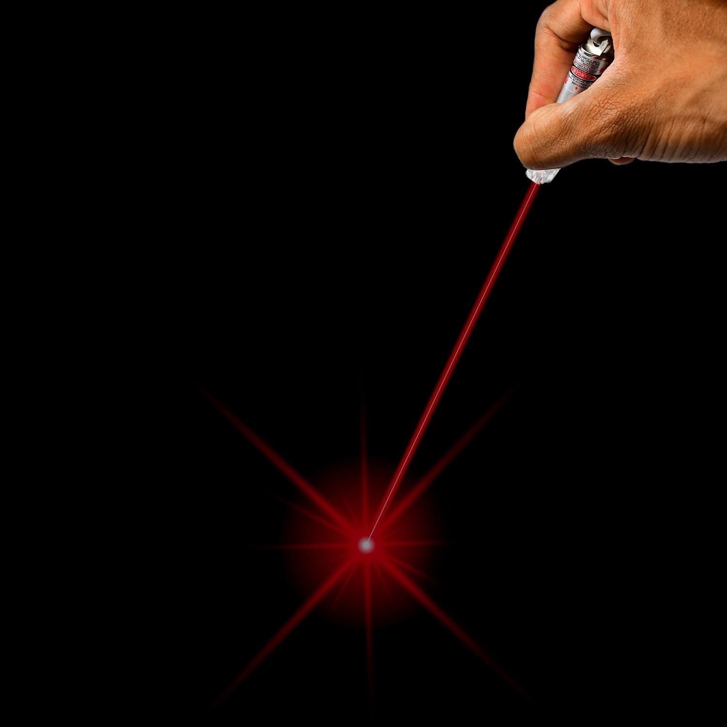 3 in1 Laser Light, LED Flashlight + Torch Keychain + Laser Pointer