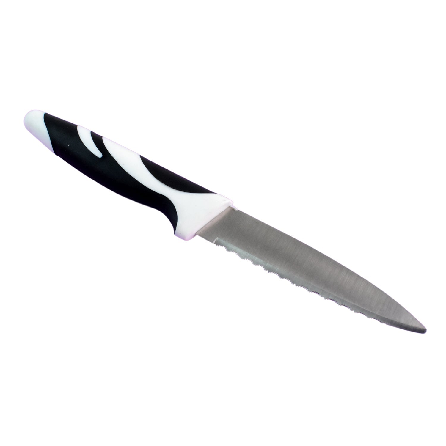 Ritu Stainless Steel Serrated Blade Zebra Kitchen Knife (1 Pc)