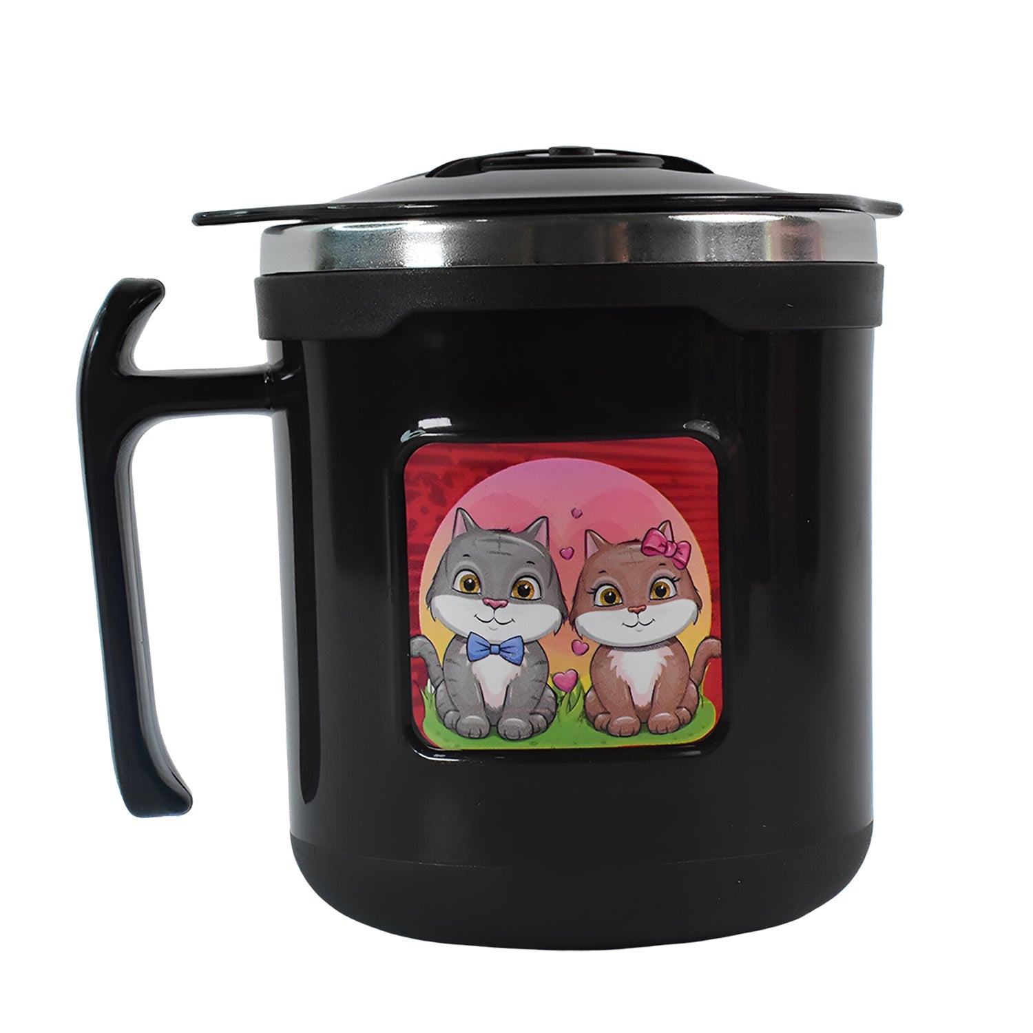 Customize 1 Pc Apex Cat Mug – 250 ml Stainless Steel Insulated Inner with Cute Cat Print