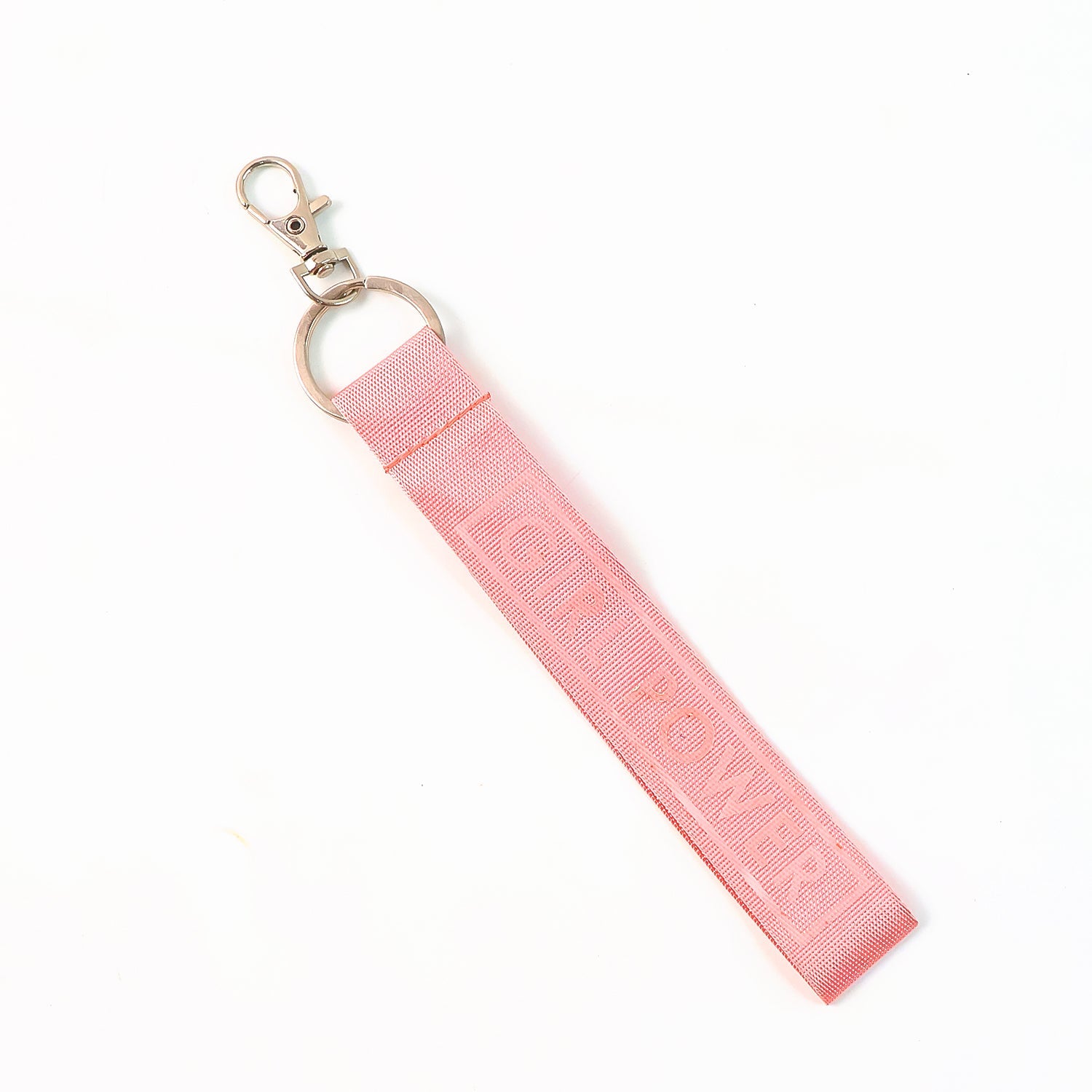 Fabric Ribbon Keychain (1 Pc, Mix Color)