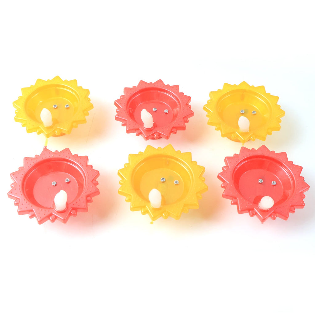 Water Sensor LED Diya Set (6 Pc)