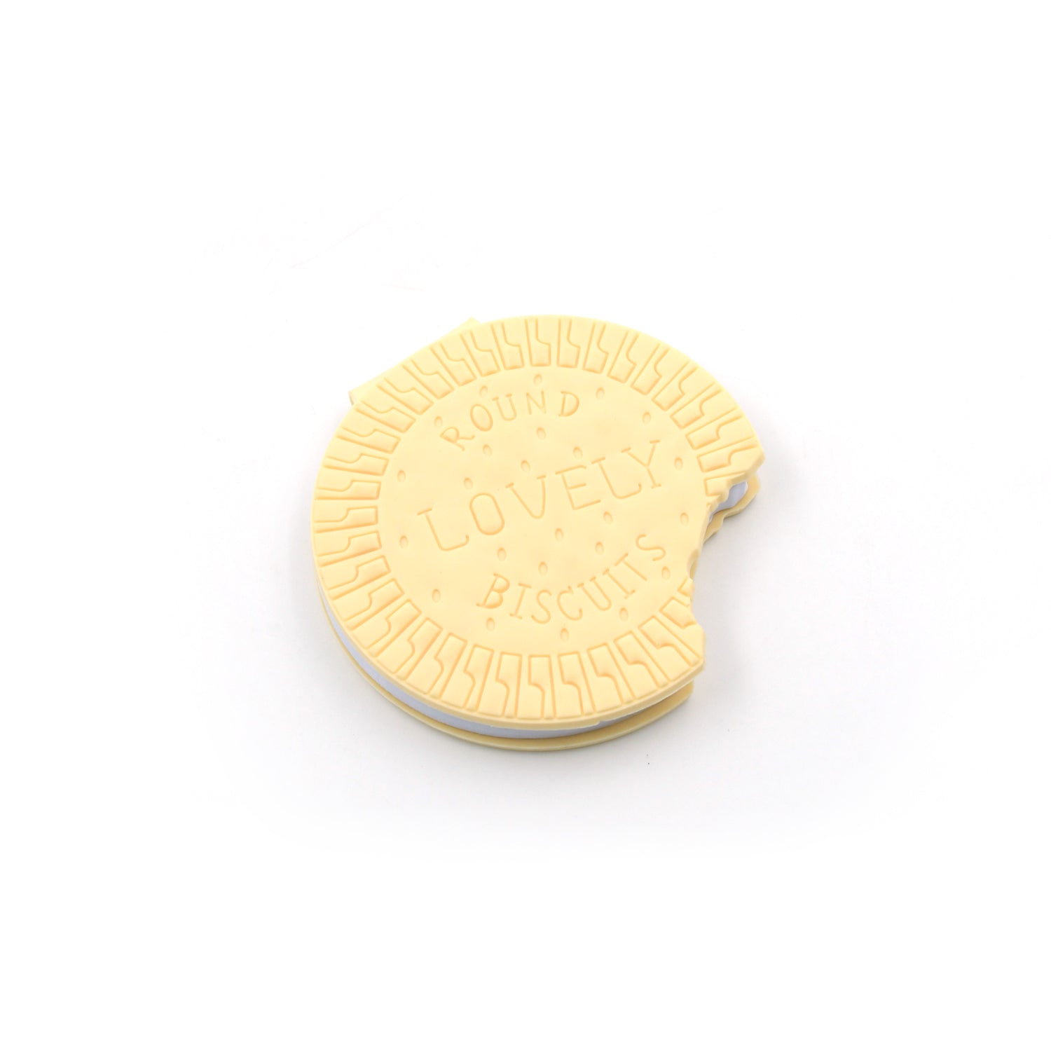 Round Biscuit-Scented Notebook – Fun Writing Copybook (1 Pc)
