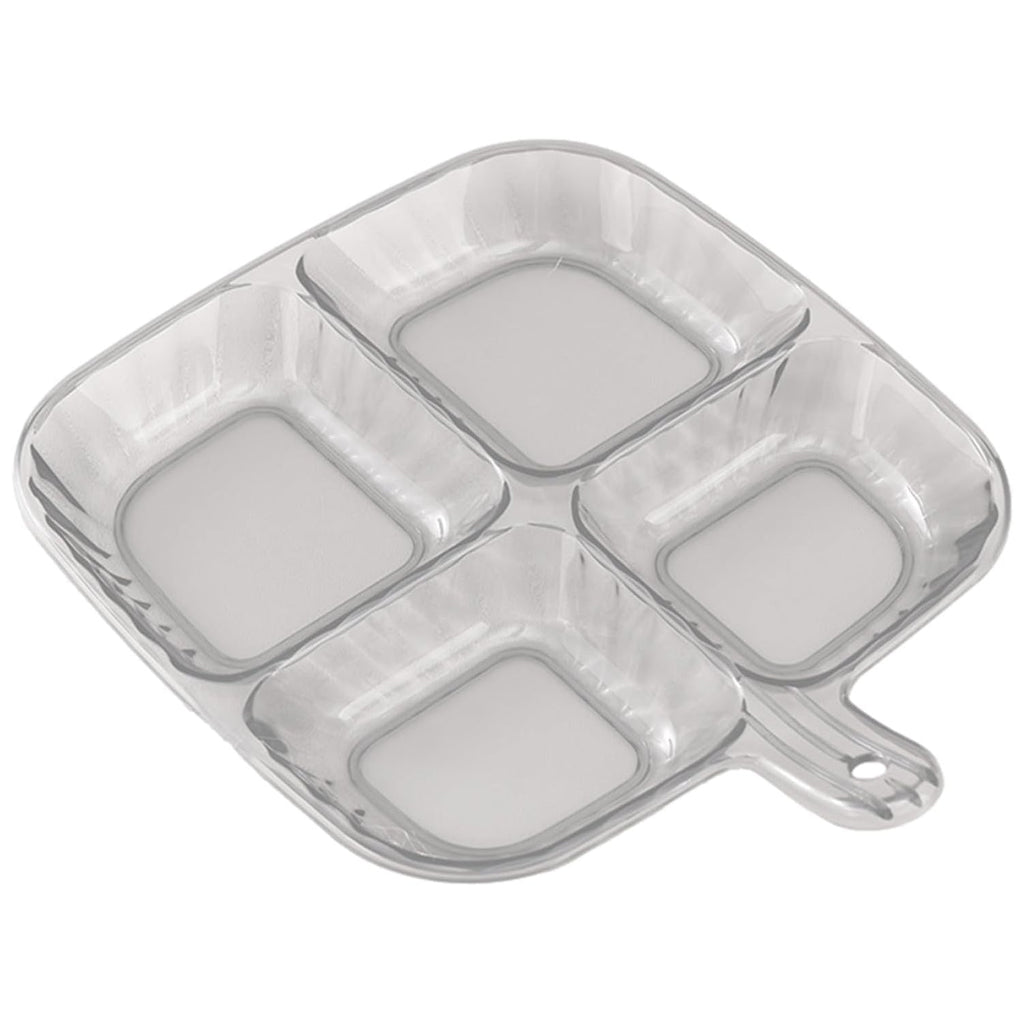 Plastic Kitchen Trays for Serving (4 Compartment / 1 Pc)