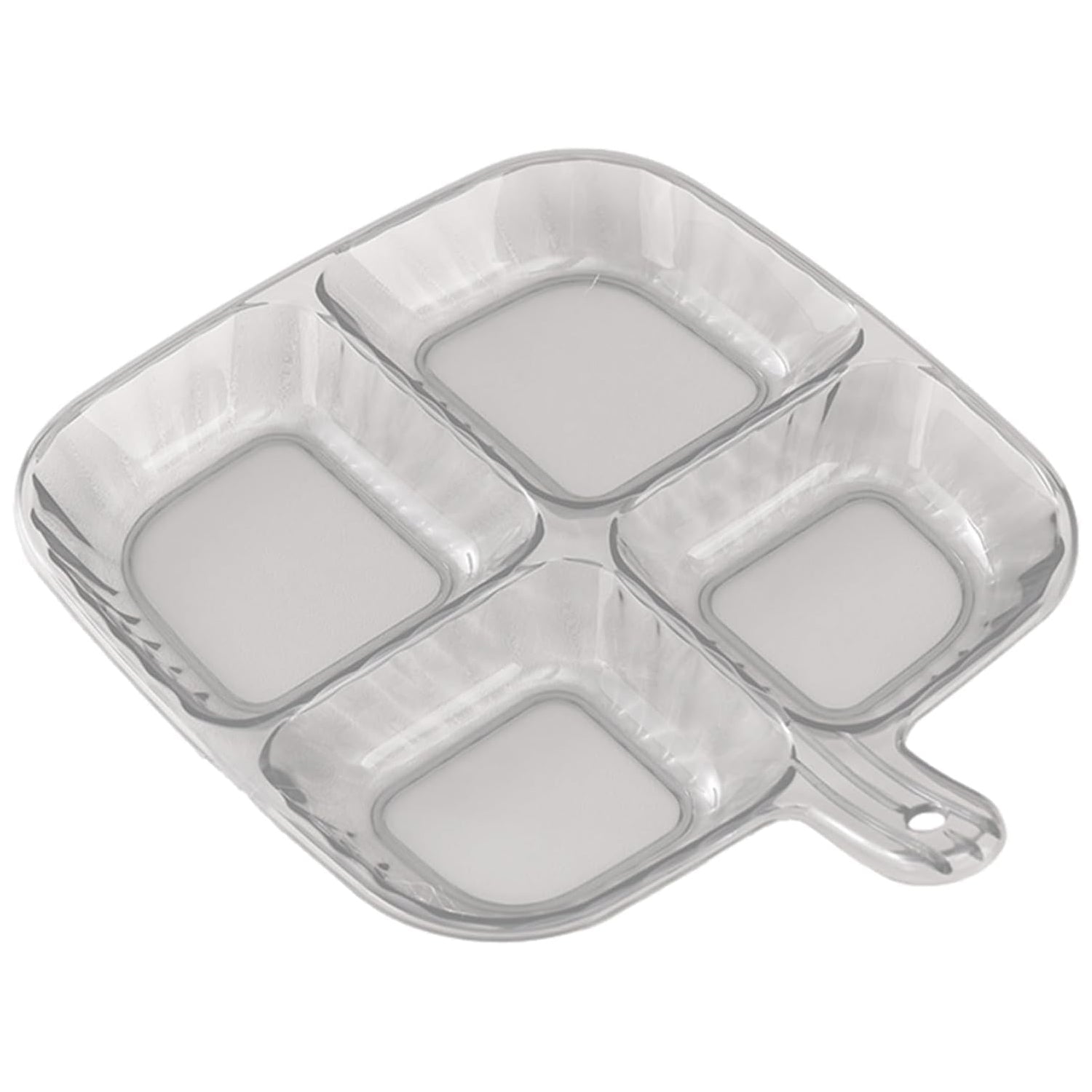 Plastic Kitchen Trays for Serving (4 Compartment / 1 Pc)