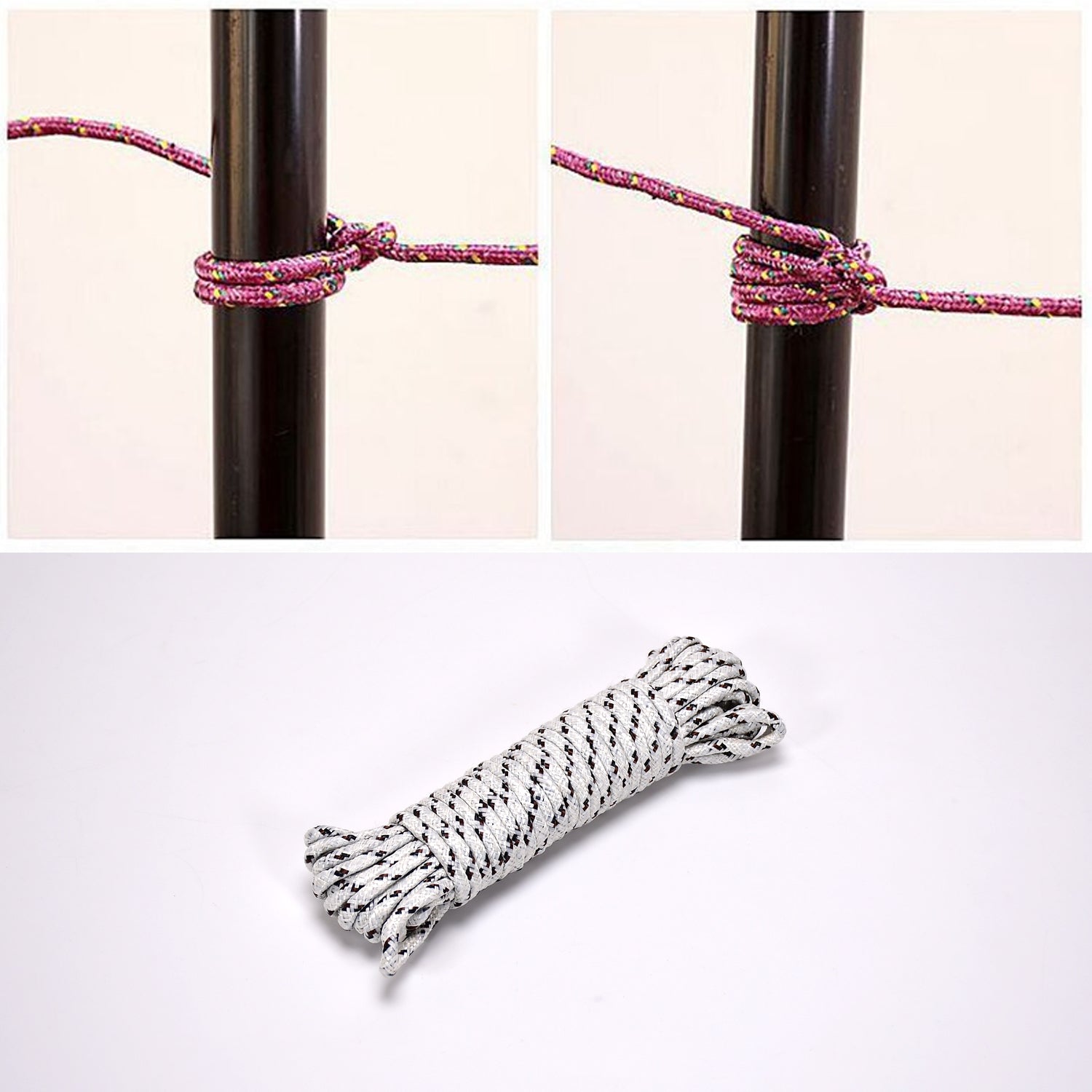 Heavy Duty Drying Nylon Clothesline – Portable & Sturdy (10 Meter)