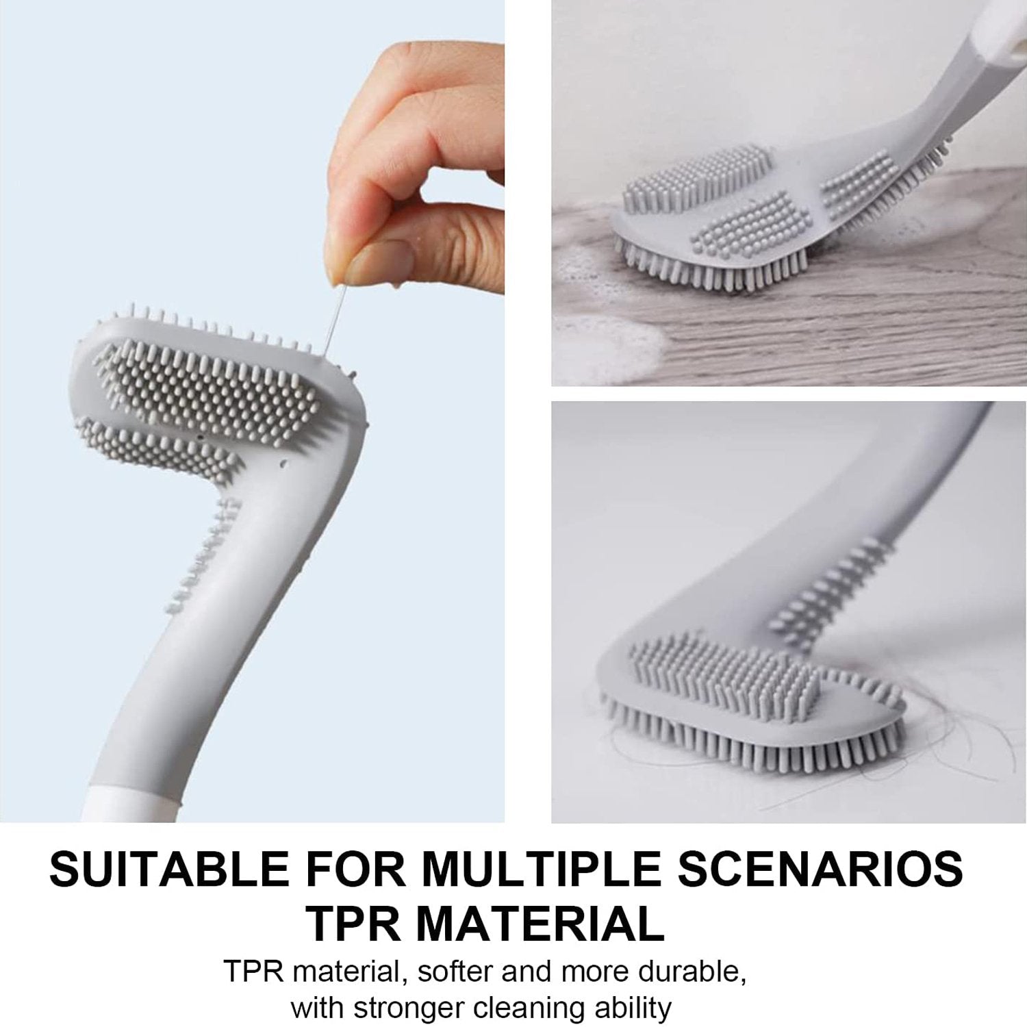 Golf Toilet Cleaner Brush  & Magic Sticker Holder