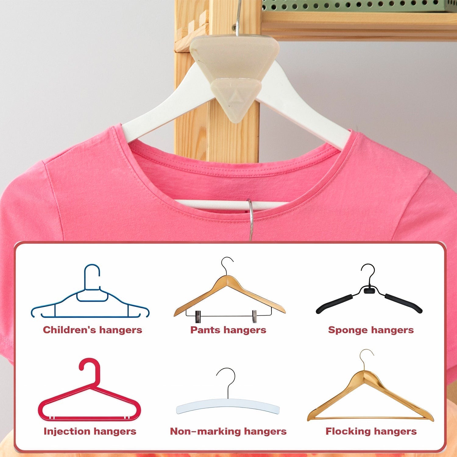 Multi-Functional Plastic Triangle Hanger Connector Hooks 5 Pcs Set