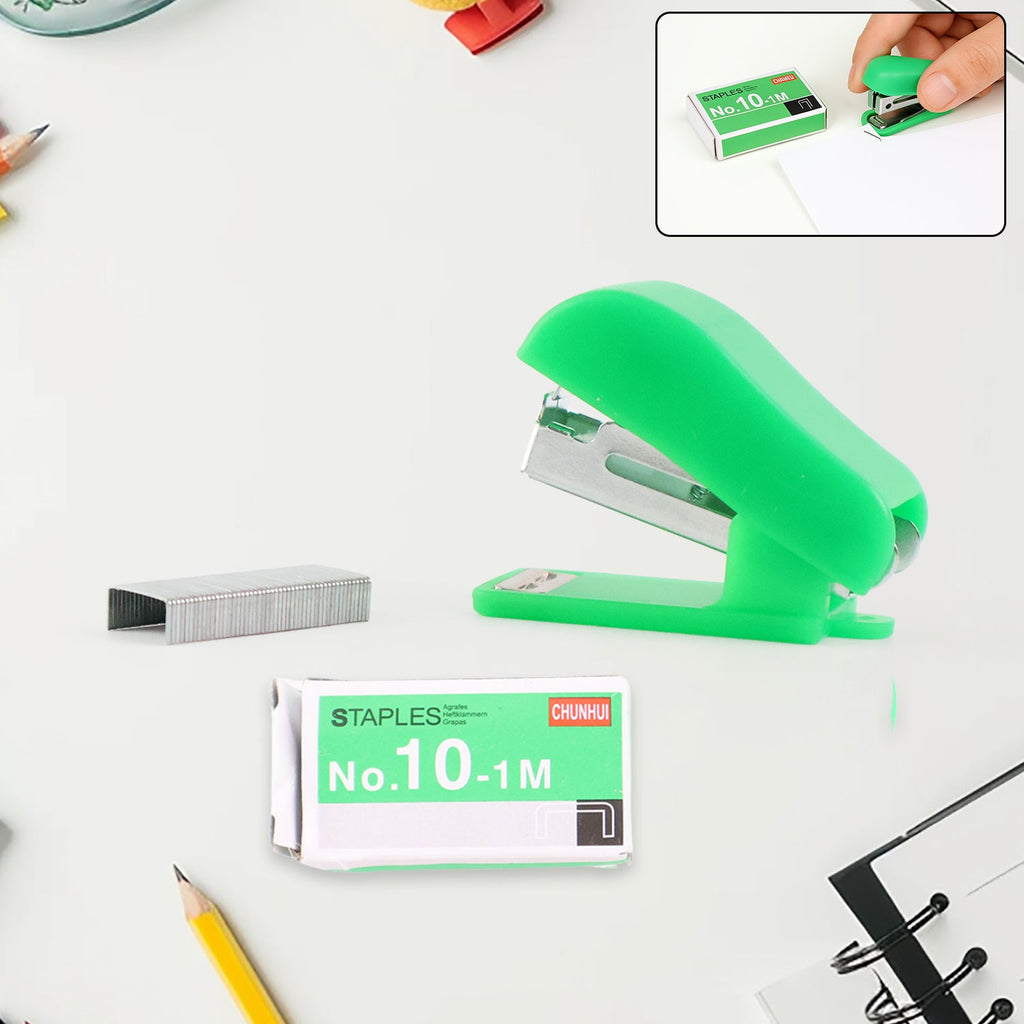 Mini Stapler with 1 Strip of Staples (1 Set)