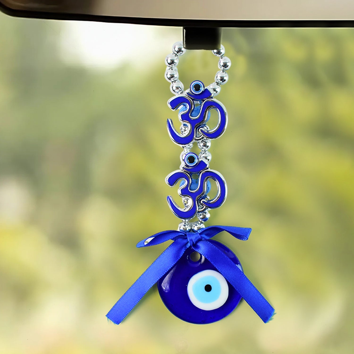 Decorative Double OM Symbol Evil Eye Hanging (1 Pc)