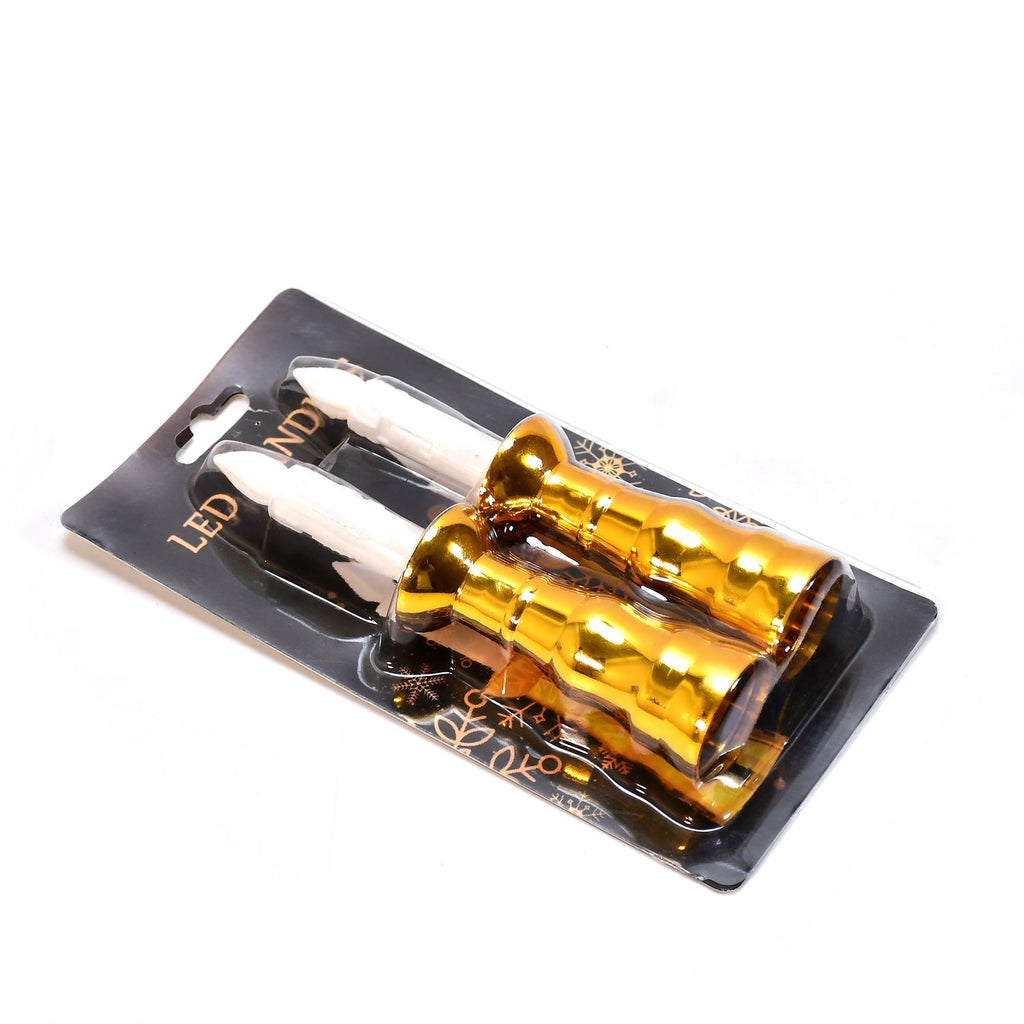 2pcs LED Candle Light Candles Flameless Lamp Indoor Window Decoration Wedding Party Decor Light, Diwali