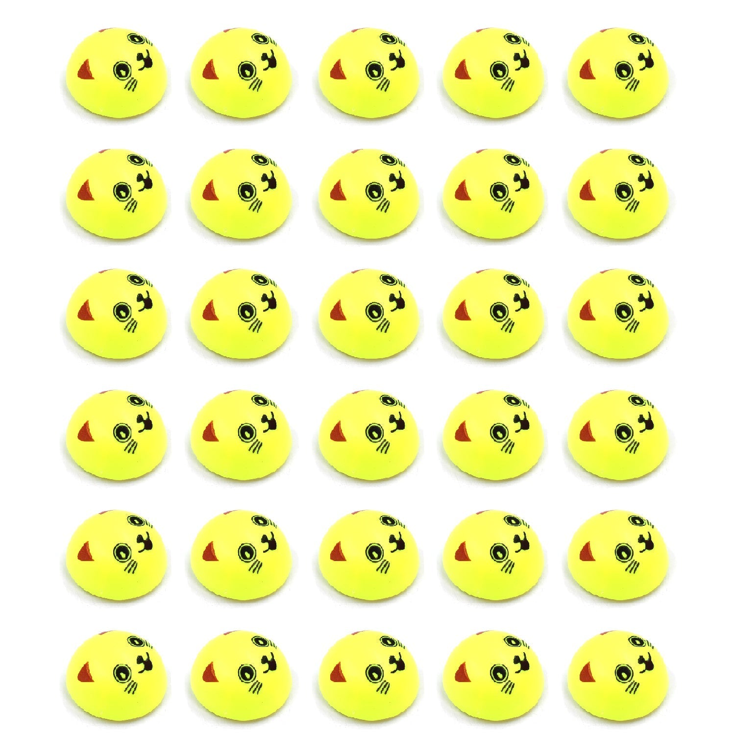 30PCS PULL BACK SMILEY TOY