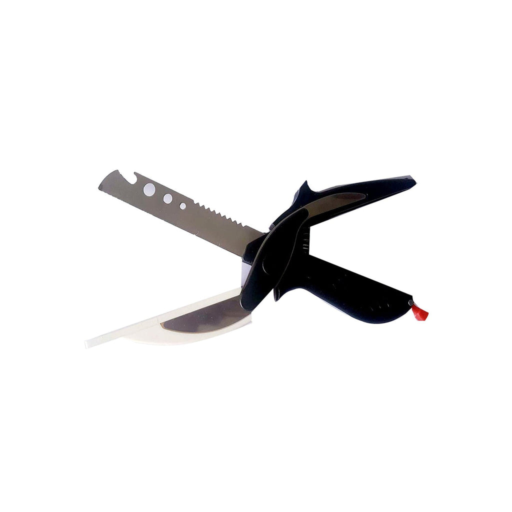 Stainless Steel 4 in 1 Clever Cutter, Black