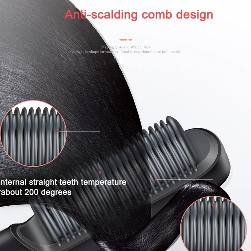 Hqt-909B Hair Straightener Used While Massaging Hair Scalps And Head., Hair accessories