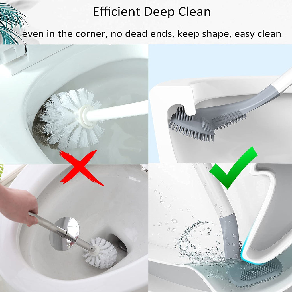 Golf Toilet Cleaner Brush  & Magic Sticker Holder
